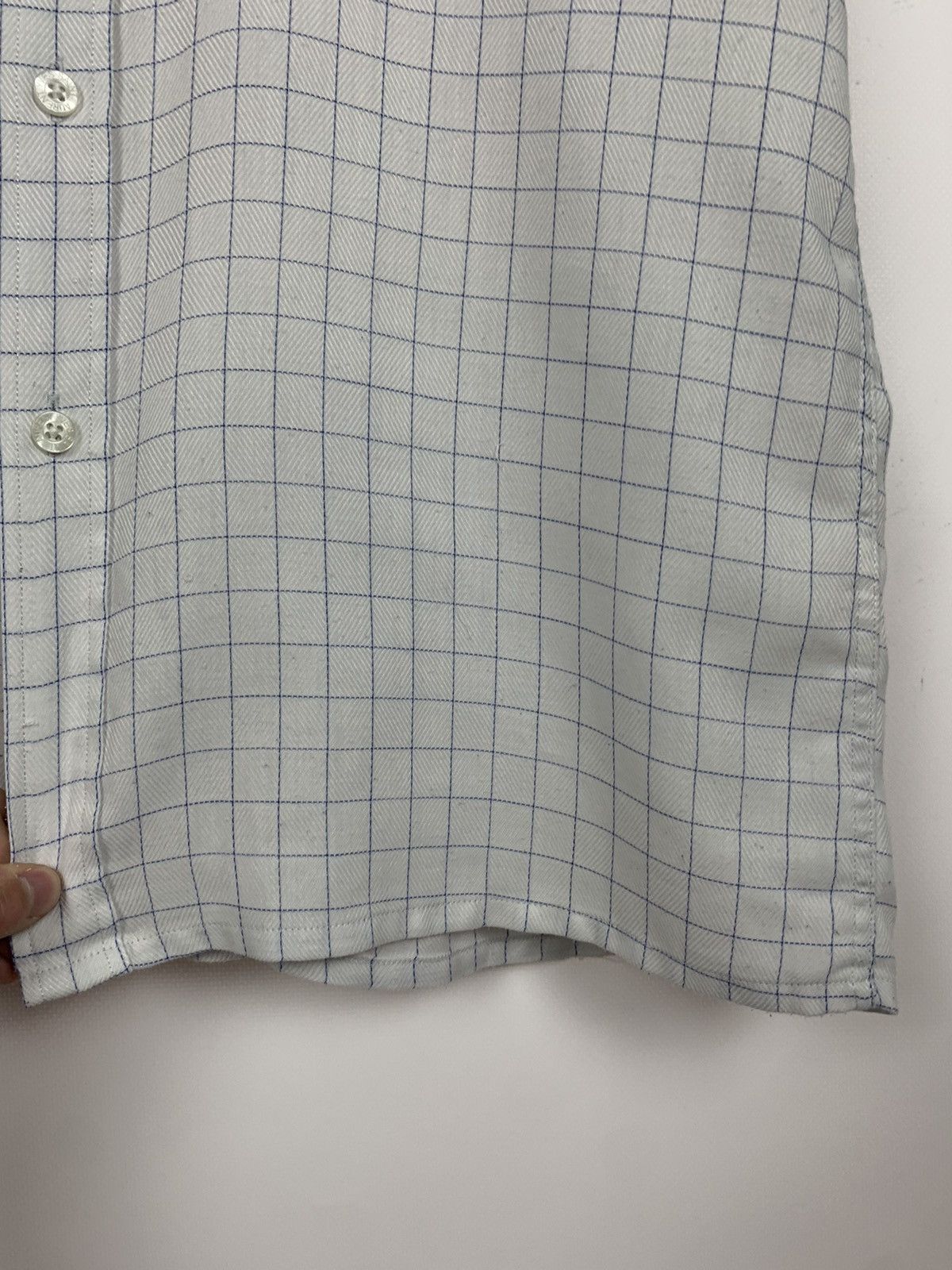Yves Saint Laurent Vintage Yves Saint Laurent Plaid Shirt Short Sleeve 90’s Size US M / EU 48-50 / 2 - 11 Thumbnail