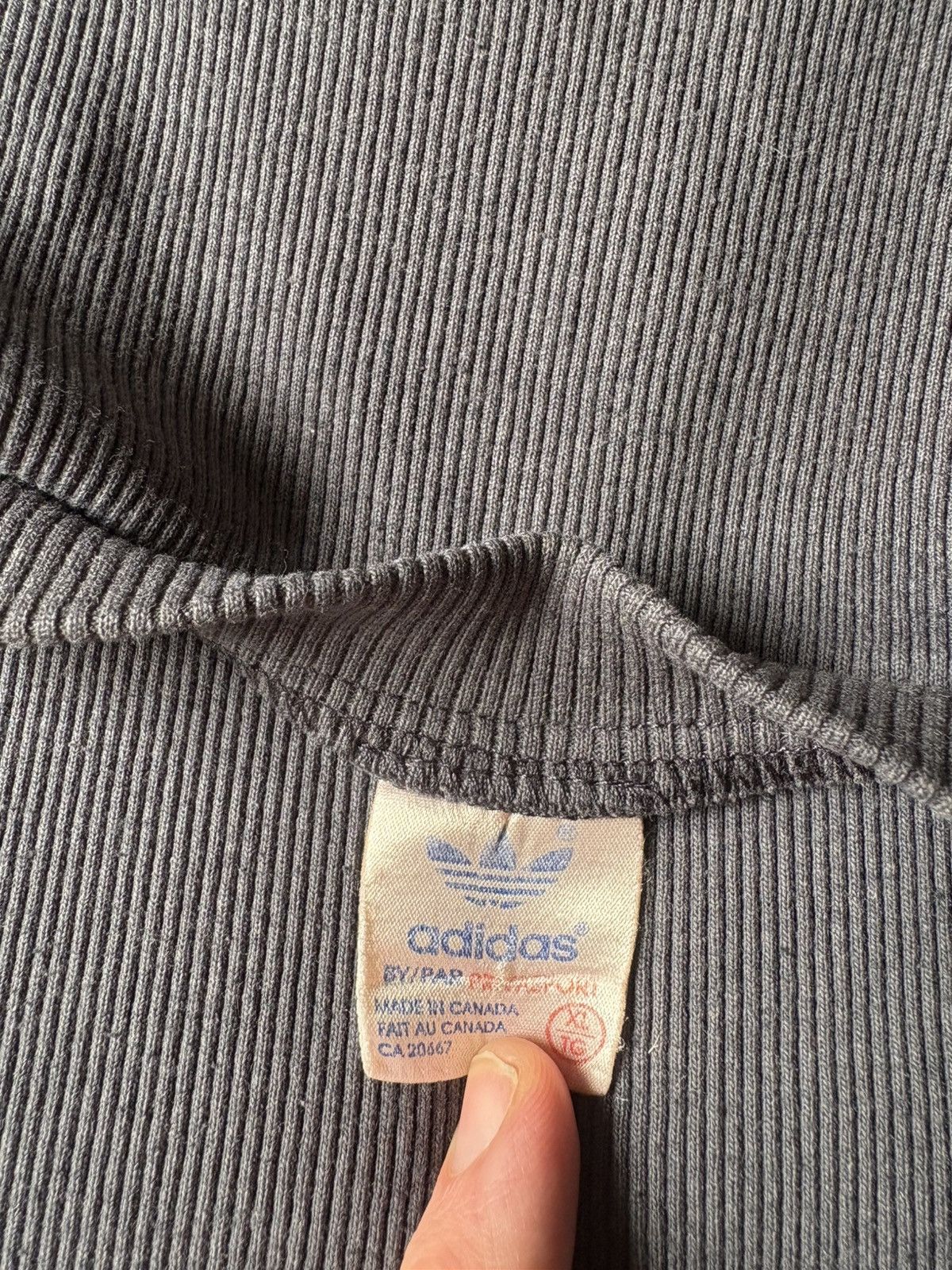 Adidas Vintage Adidas Gym Ribbed T-shirt Size XL Size US XL / EU 56 / 4 - 3 Thumbnail