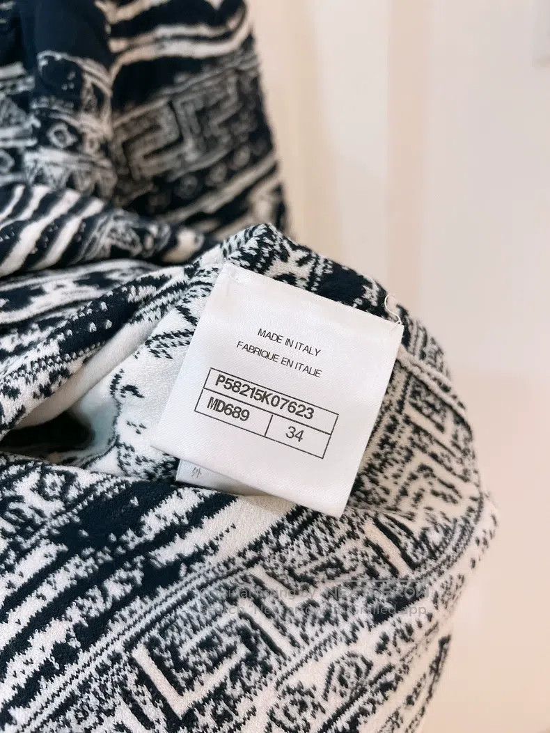 Chanel Chanel Greek catwalk style printed and dyed style knitted Size XXS / US 00 / IT 34 - 9 Thumbnail