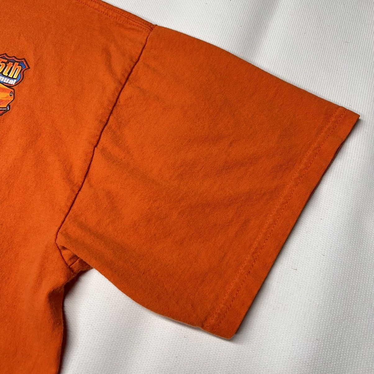 Gildan × Vintage Car Tee Shirt Orange Hot Rod Custom Auto Graphic Y2K Size US XL / EU 56 / 4 - 10 Thumbnail