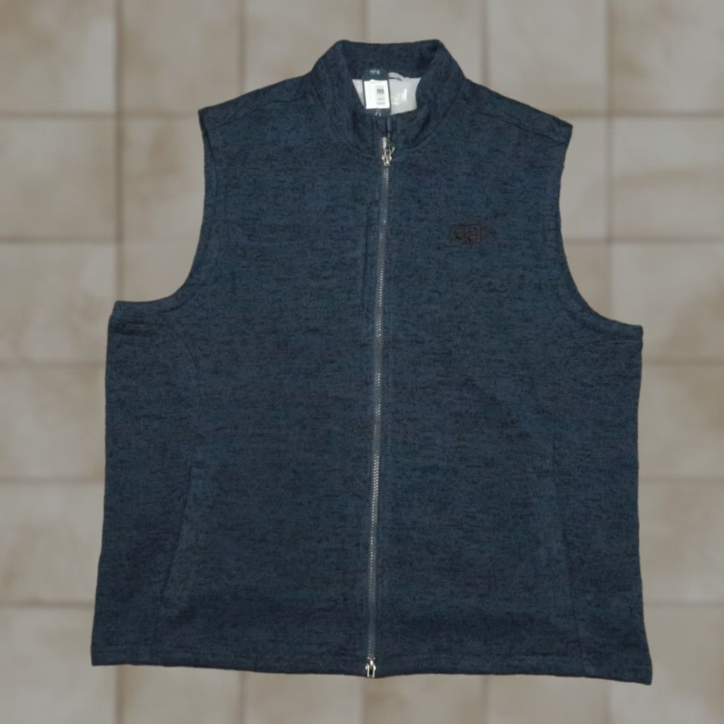 johnnie-O Johnnie O Vest Men XL Navy Blue Denali Full Zip Pockets Fleece NWT Size US XL / EU 56 / 4 - 1 Thumbnail