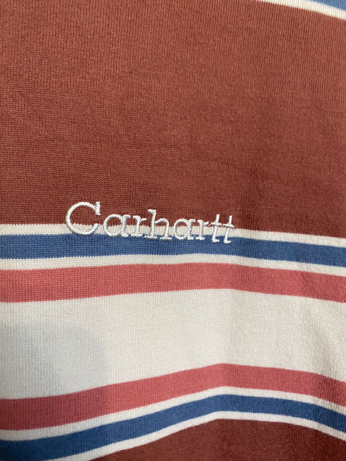 Carhartt Wip × Vintage Crazy striped Carhartt Vintage Longsleeve t shirt Work Size US M / EU 48-50 / 2 - 4 Thumbnail