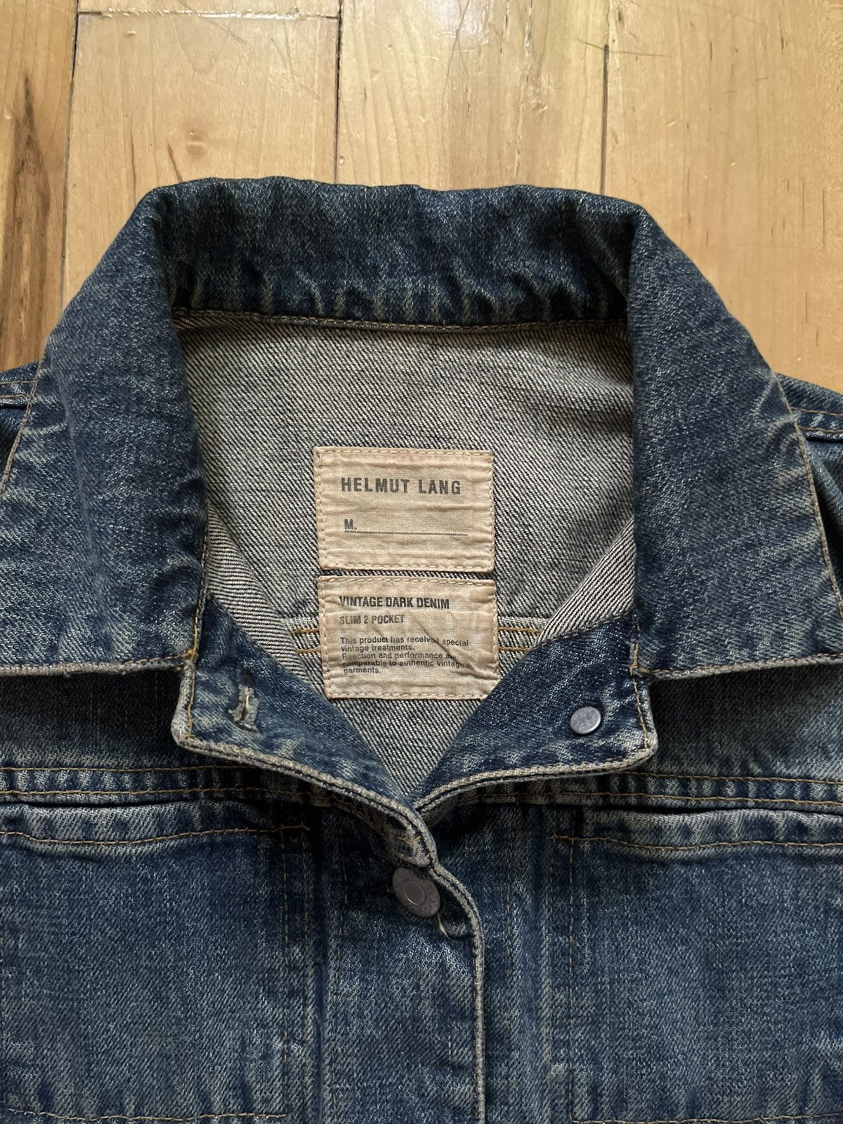 Helmut Lang Helmut Lang Denim Jacket Size US XS / EU 42 / 0 - 3 Thumbnail