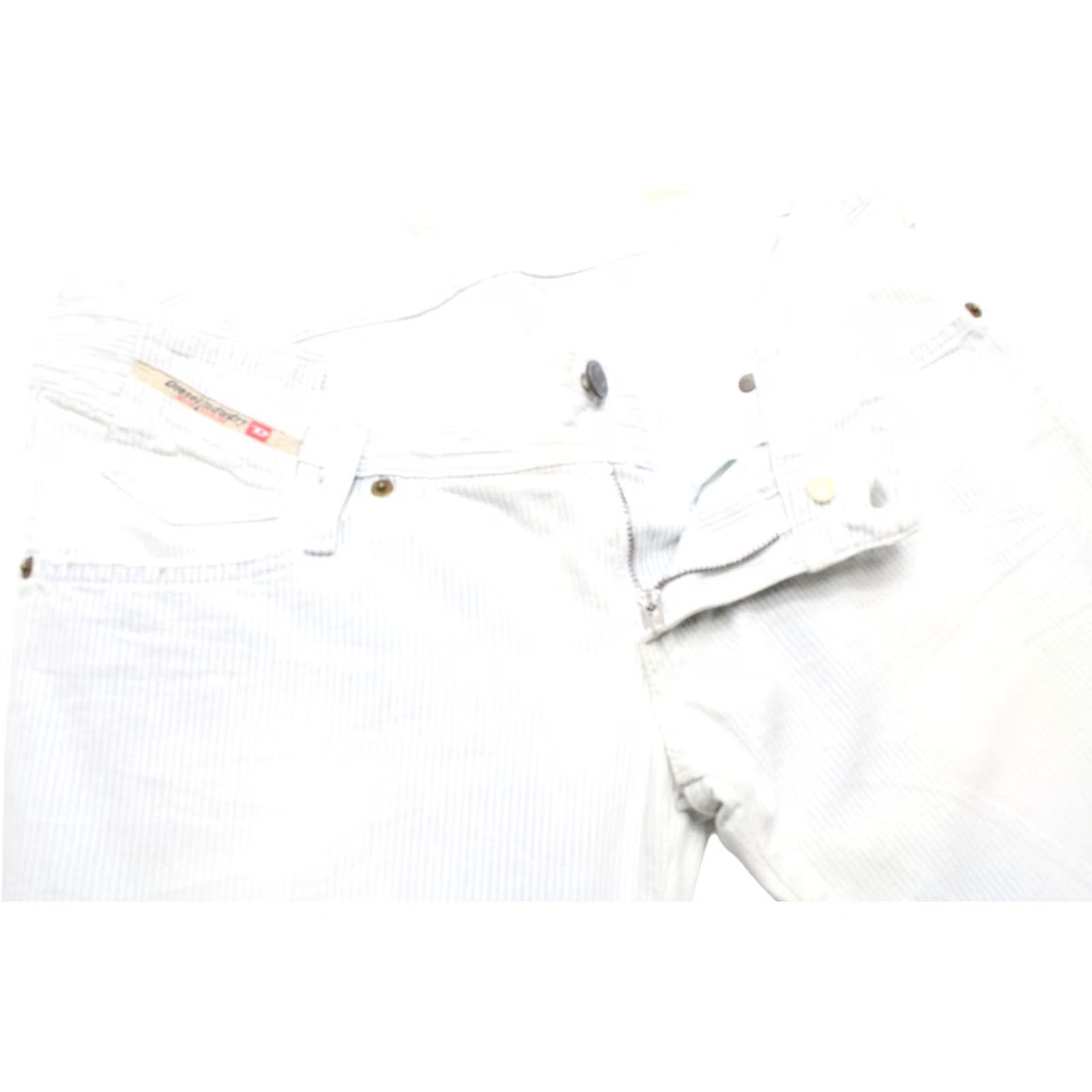 Diesel DIESEL Matic Slim-Skinny Jeans Women's W29/L32 Pinstripe Zip Fly Faded Size 29" - 4 Thumbnail