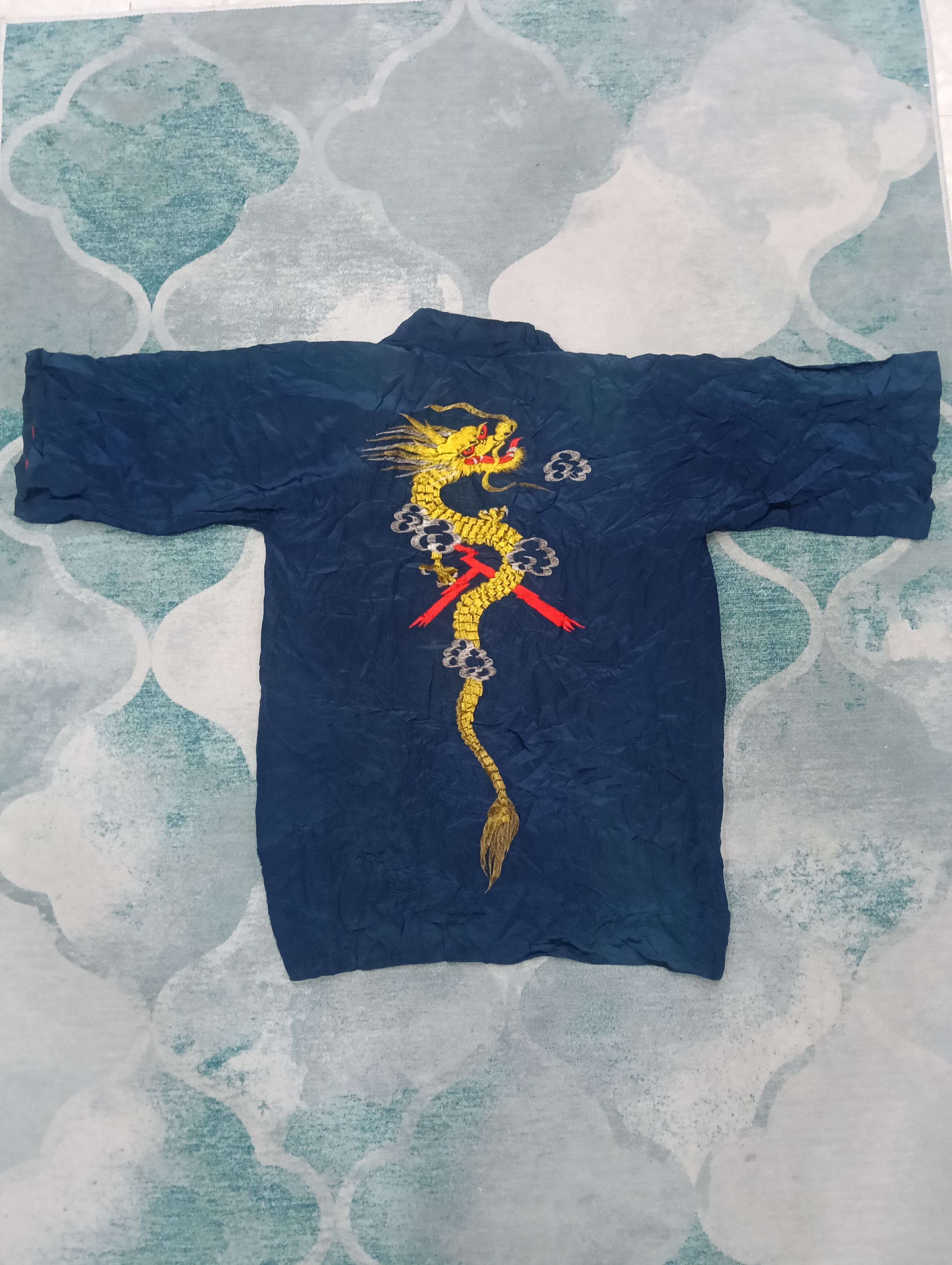 Vintage Vintage Rare Japanese Dragon Kimono Size US XL / EU 56 / 4 - 8 Thumbnail