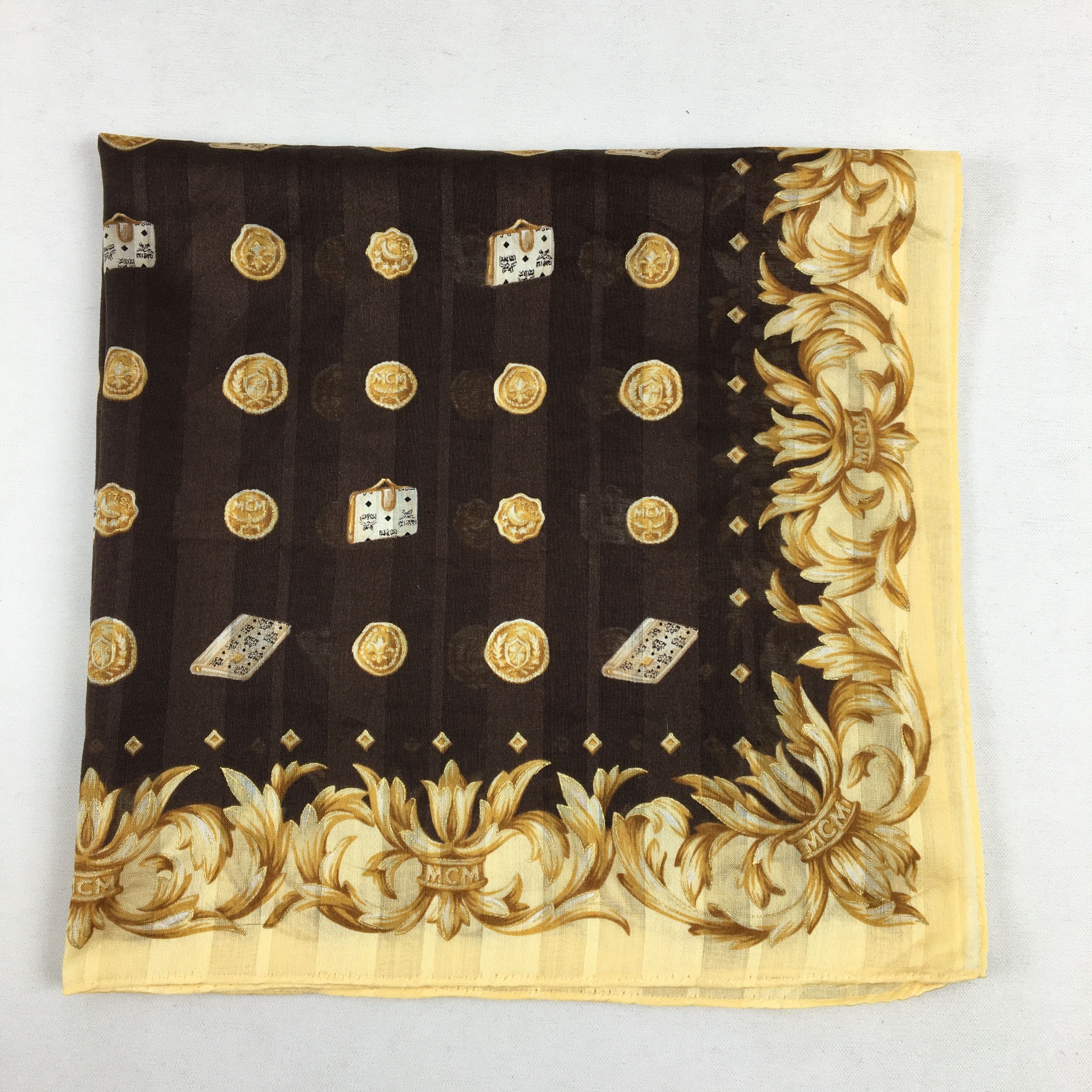MCM Vintage MCM Handkerchief Golf Motif Neckerchief Bandana Size ONE SIZE - 4 Thumbnail