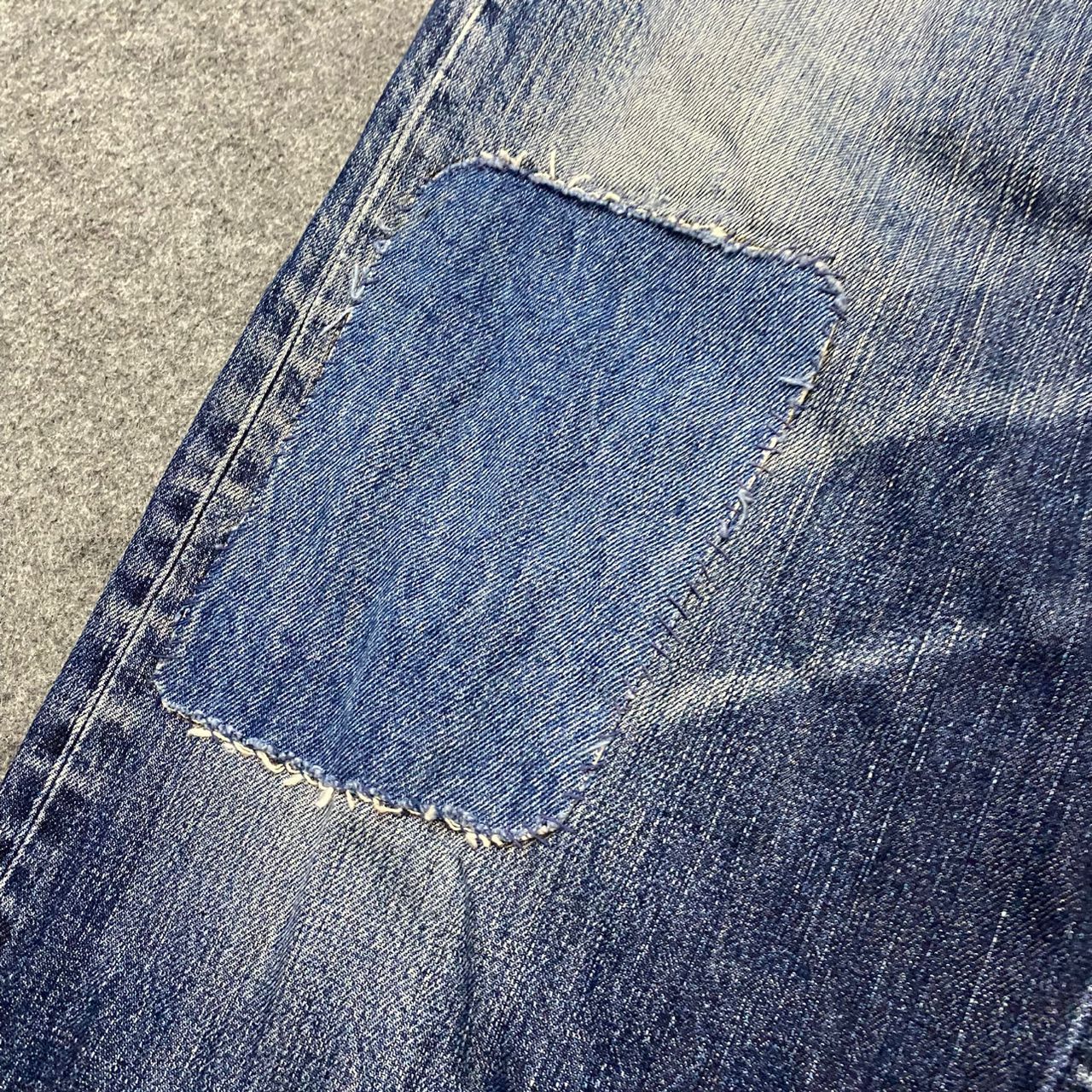 Levi's 💥Vintage Levis 503 Patchwork Denim Kurt Cobain Style Size US 36 / EU 52 - 10 Thumbnail