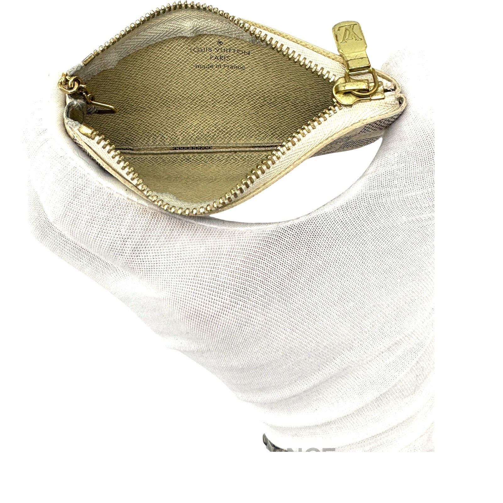 Louis Vuitton 🔴 Louis Vuitton Key Pouch Cles - Damier Azur Size ONE SIZE - 6 Thumbnail