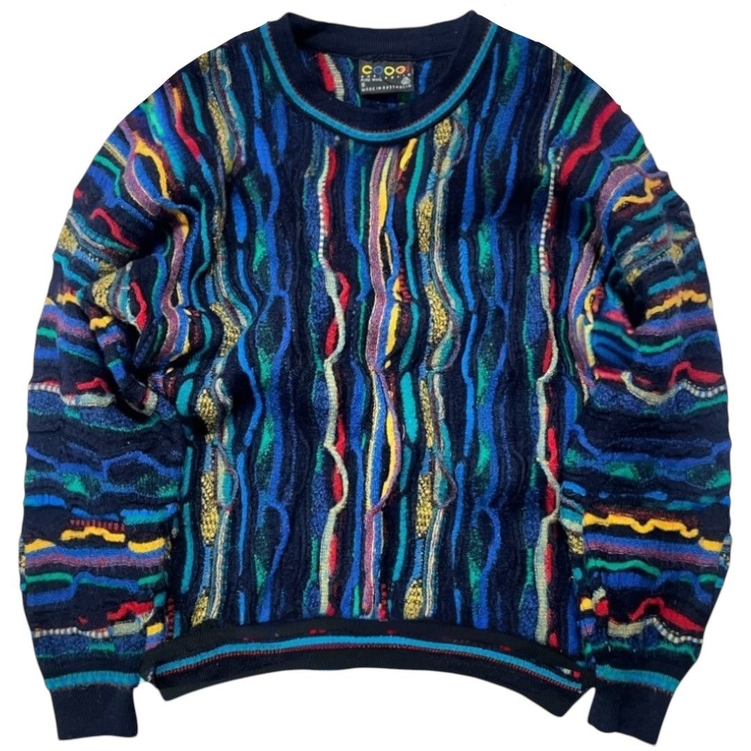 Coogi × Vintage Vintage 90s Coogi 3D Knitwear Sweater Size US S / EU 44-46 / 1 - 2 Thumbnail