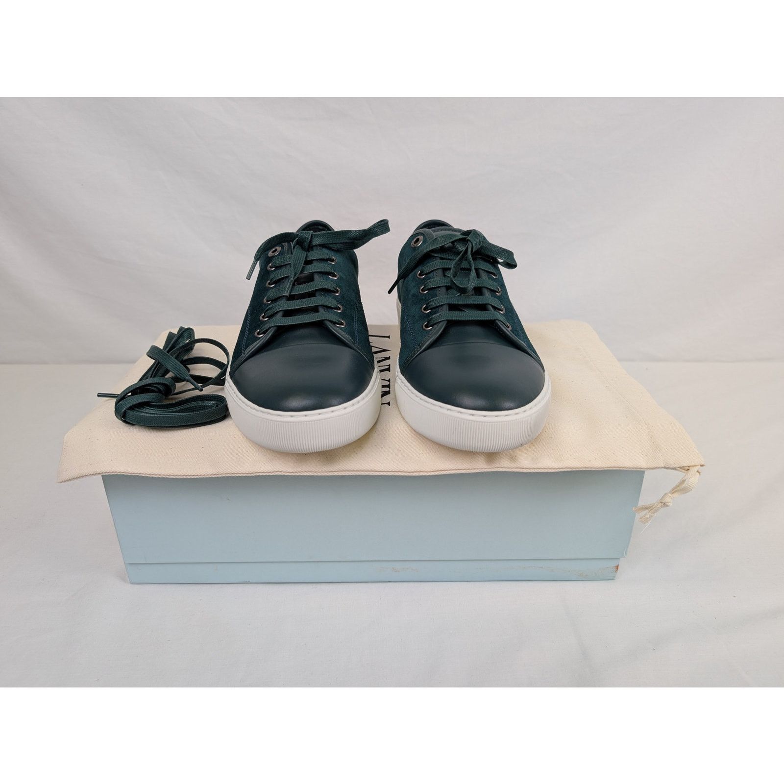 Lanvin o1rshd1 DBB1 Sneakers in Dark Green Size US 11 / EU 44 - 14 Thumbnail
