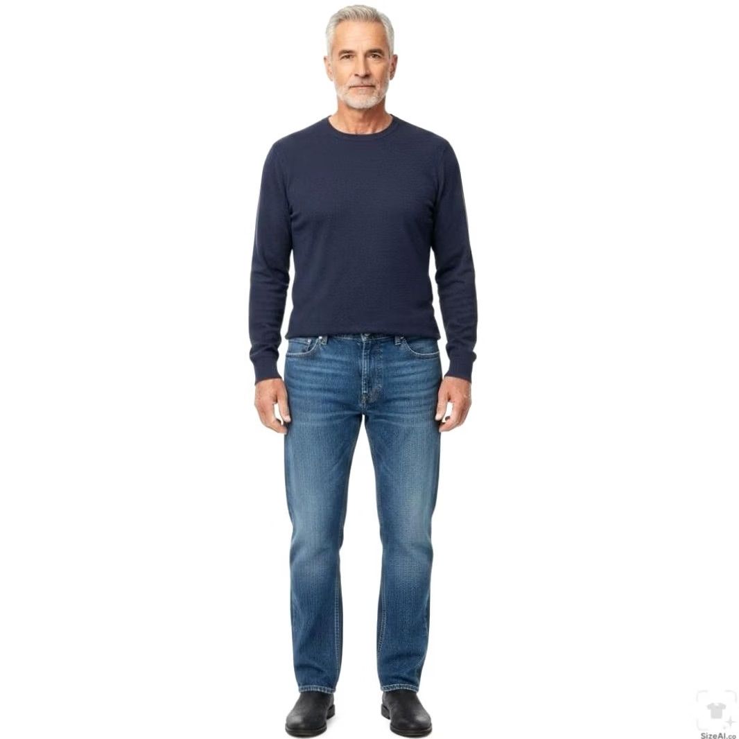 Levi's Levi'S 514 Jeans - Mens Regular Fit Blue Denim Straight - 38x31 Size US 38 / EU 54 - 4 Thumbnail