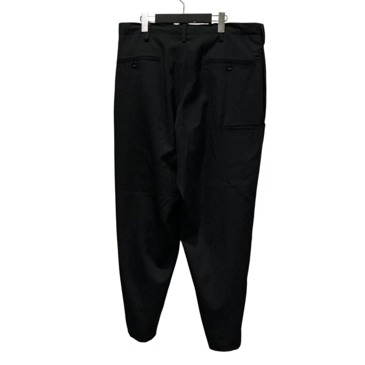 Yohji Yamamoto Yohji Yamamoto pour homme Wool gabardine side 3-pleat pants Size US 35 - 2 Thumbnail