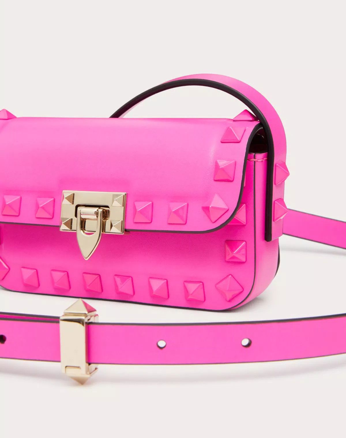 Valentino o1s1wg110426 Size: OS / Rockstud23 Calfskin Shoulder Bag Size ONE SIZE - 8 Thumbnail