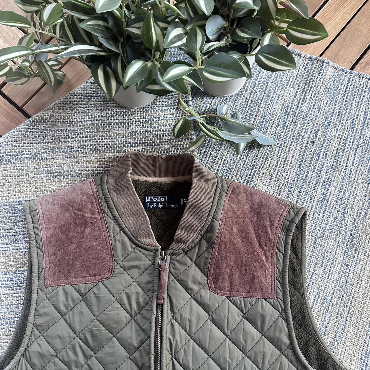 Polo Ralph Lauren Vintage Y2K Polo Ralph Lauren Checkered Light Vest Size US XL / EU 56 / 4 - 3 Thumbnail