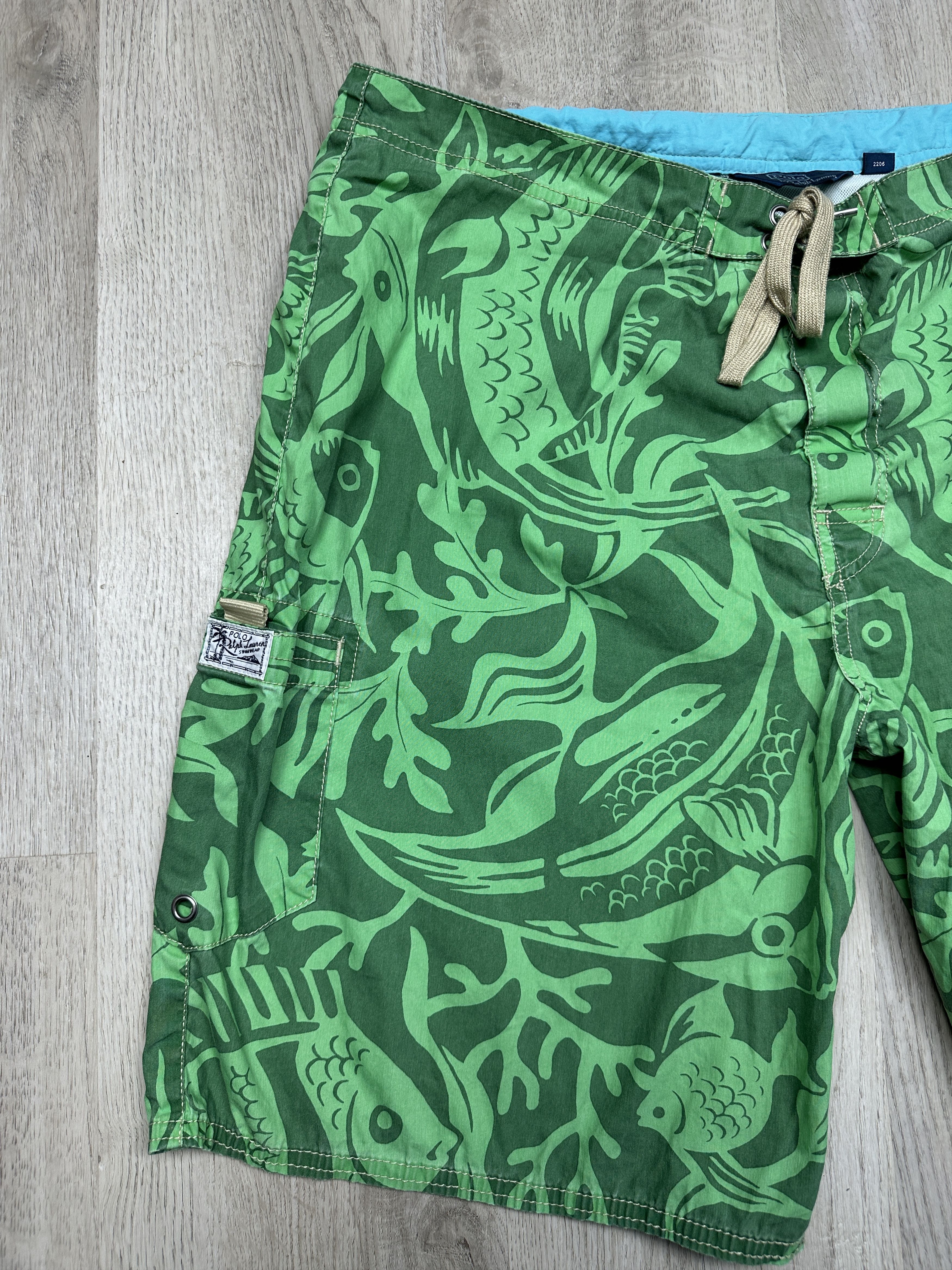 Polo Ralph Lauren Polo Ralph Lauren Vintage Mens Nylon Swimming Shorts Size US 36 / EU 52 - 3 Thumbnail