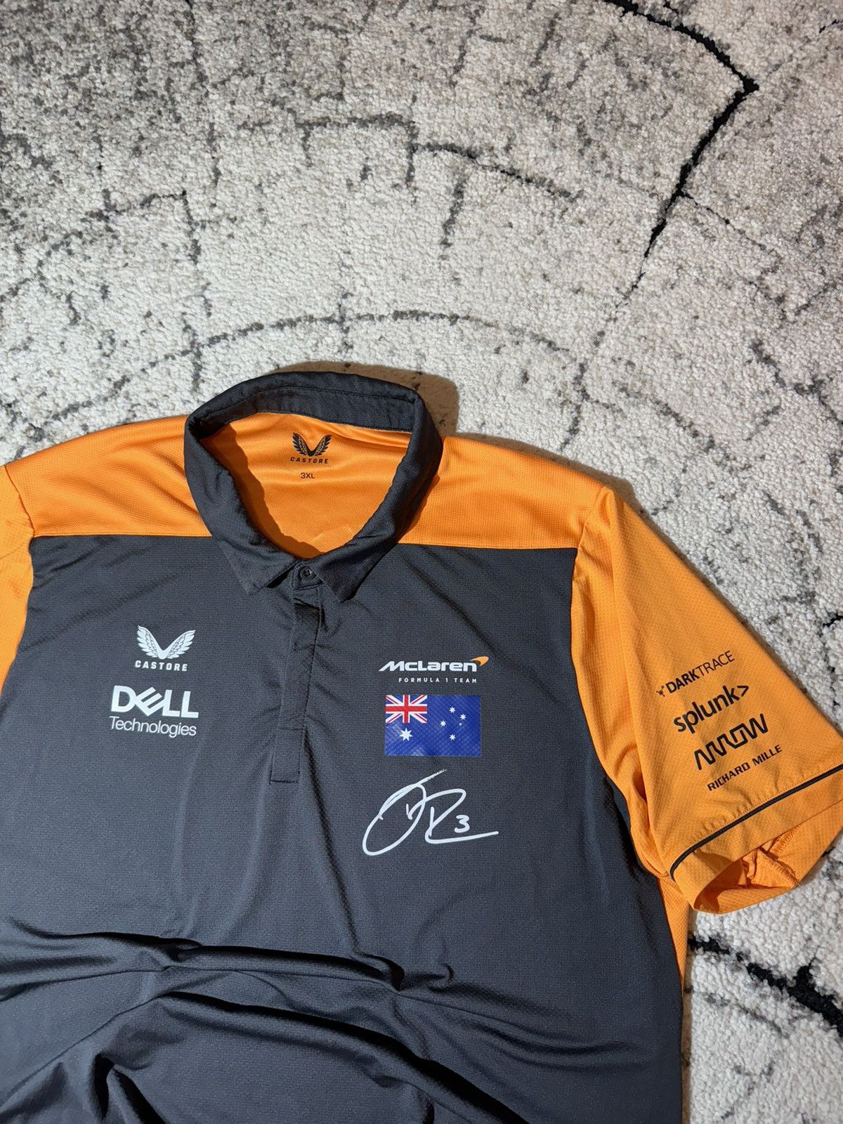 Formula 1 × Malcolm McLaren McLaren Rormula 1 Team Ricciardo #3 Castore F-1 Team 3XL sz Size US XXL / EU 58 / 5 - 4 Thumbnail