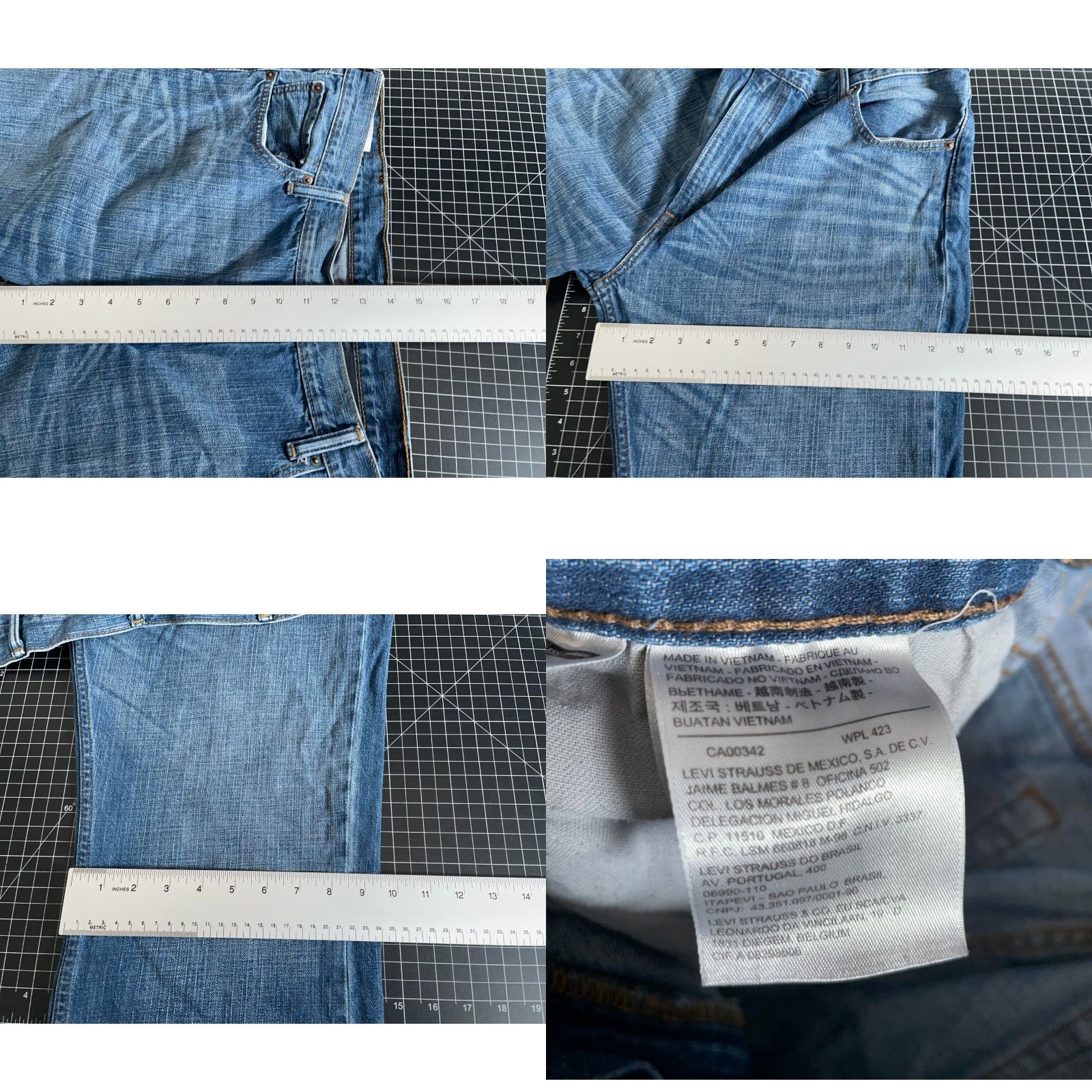 Levi's Levi's Jeans 527 Bootcut Slim Men 40 x 29.5 Blue Zip Fly Vintage No (Actual 40 x 29.5) Denim Cotton 5-Pocket Size US 40 / EU 56 - 8 Thumbnail