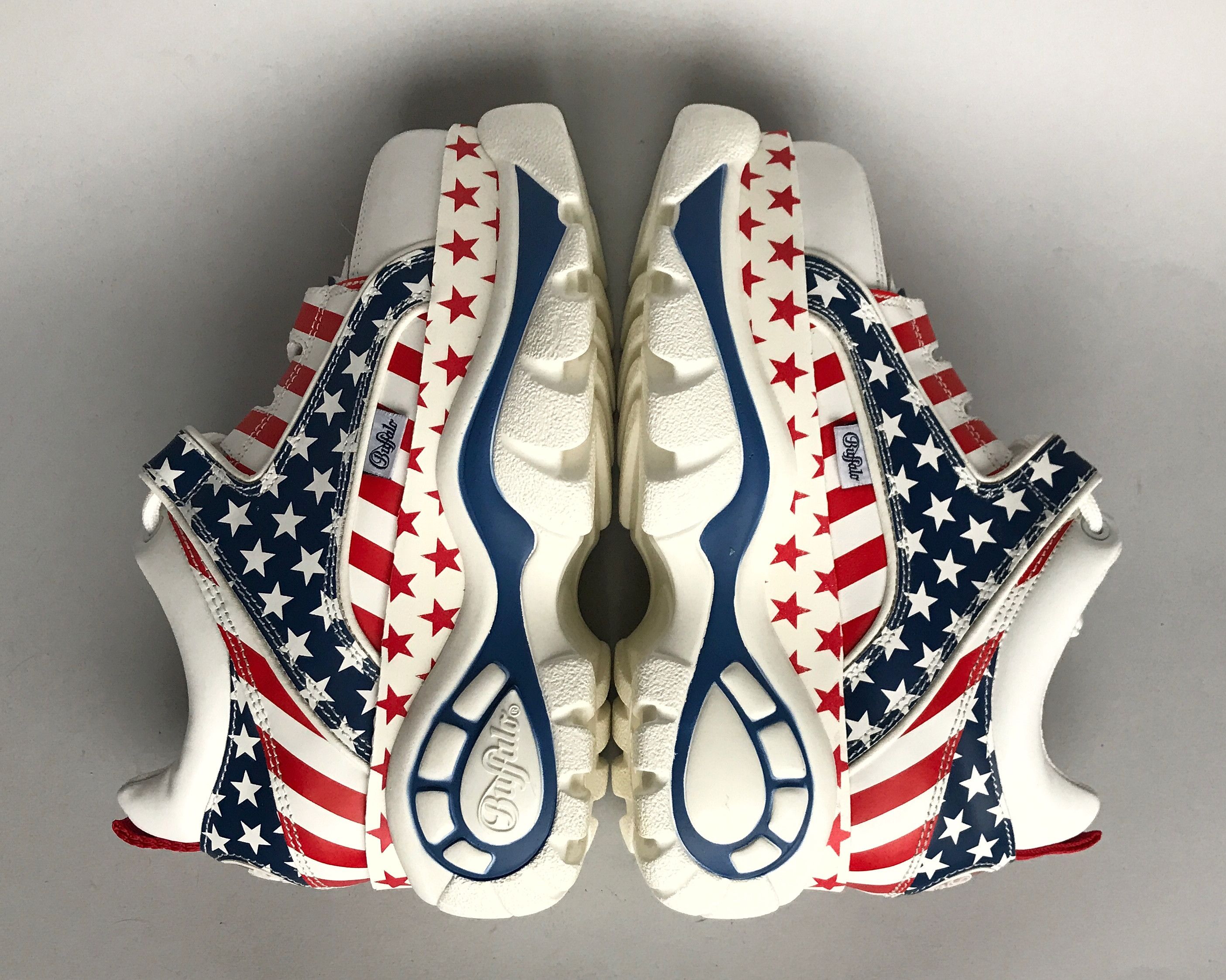 Buffalo London BUFFALO LONDON USA FLAG GORPCORE PLATFORM TRAINERS EU37 UK4 Size US 6.5 / IT 36.5 - 5 Thumbnail