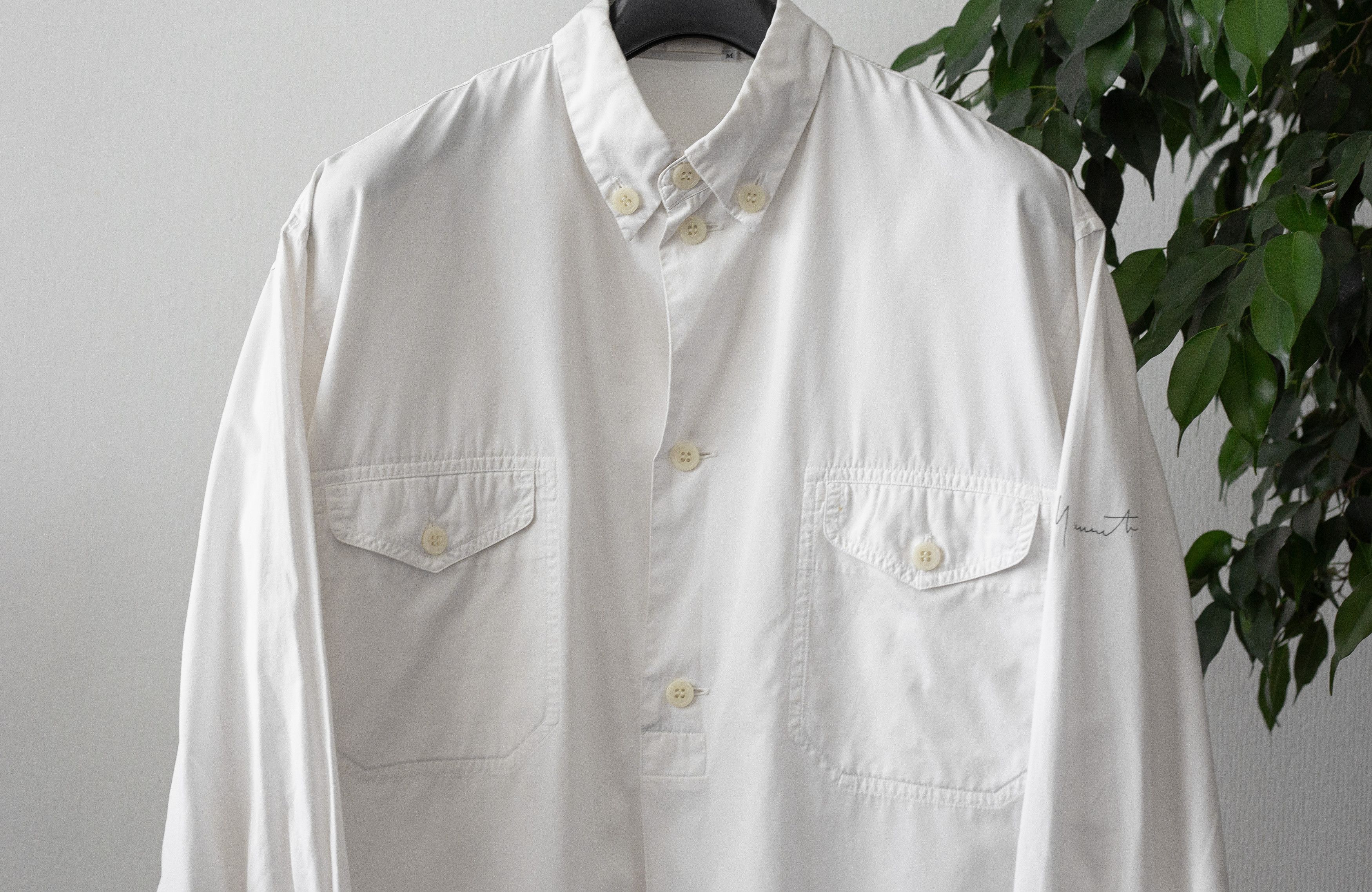 Yohji Yamamoto vintage 3/4 sleeves logo shirt Size US M / EU 48-50 / 2 - 3 Thumbnail