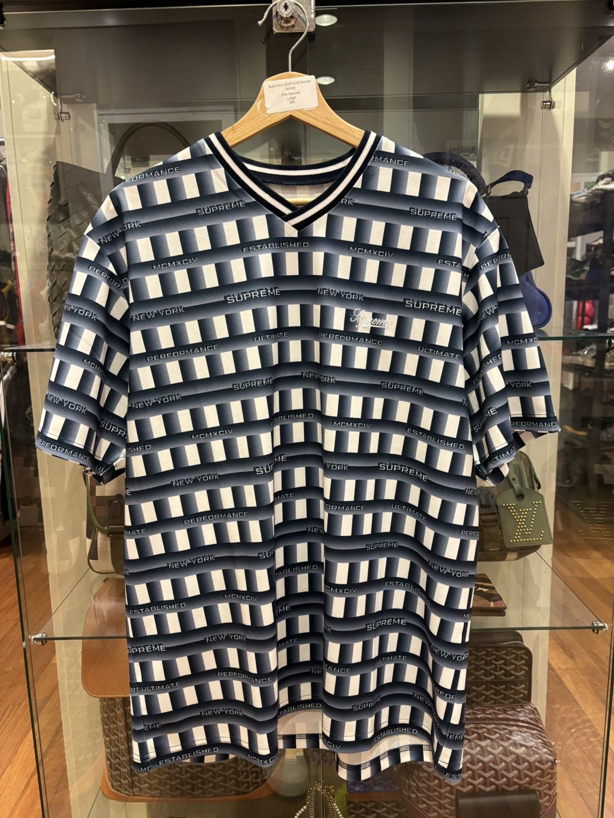 Supreme Grid Soccer Jersey