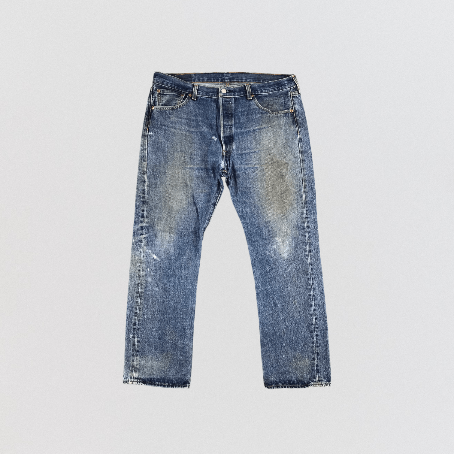 Levi's × Vintage Vintage Blue Wash Levis 501 Jeans-JM1803 Size US 39 - 1 Thumbnail