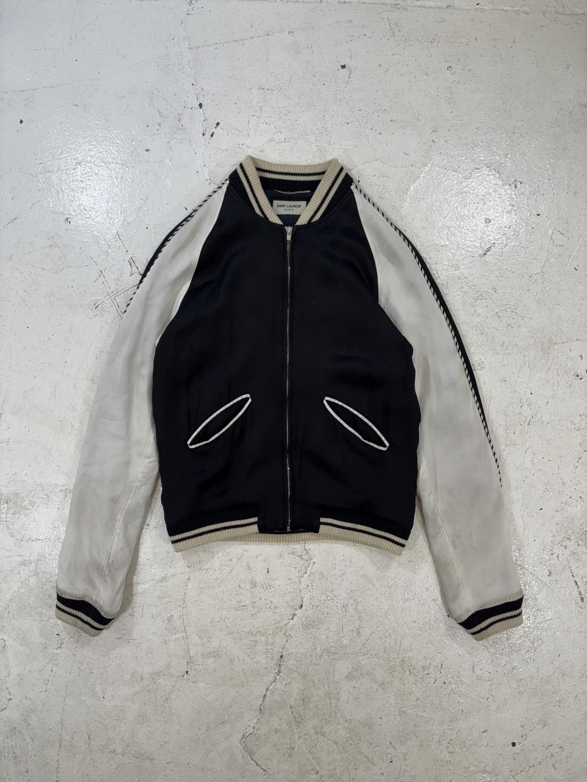 Saint Laurent Paris Saint Laurent Paris Blood Luster Silk Jacket Size US S / EU 44-46 / 1 - 2 Thumbnail