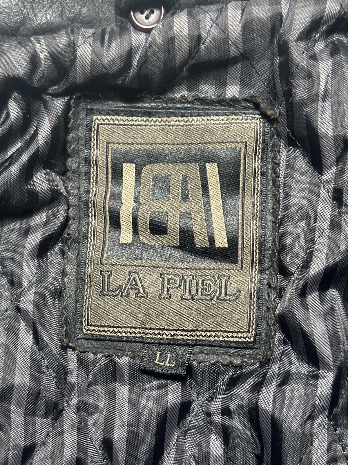 Vintage La Piel leather jacket Size US XL / EU 56 / 4 - 4 Thumbnail