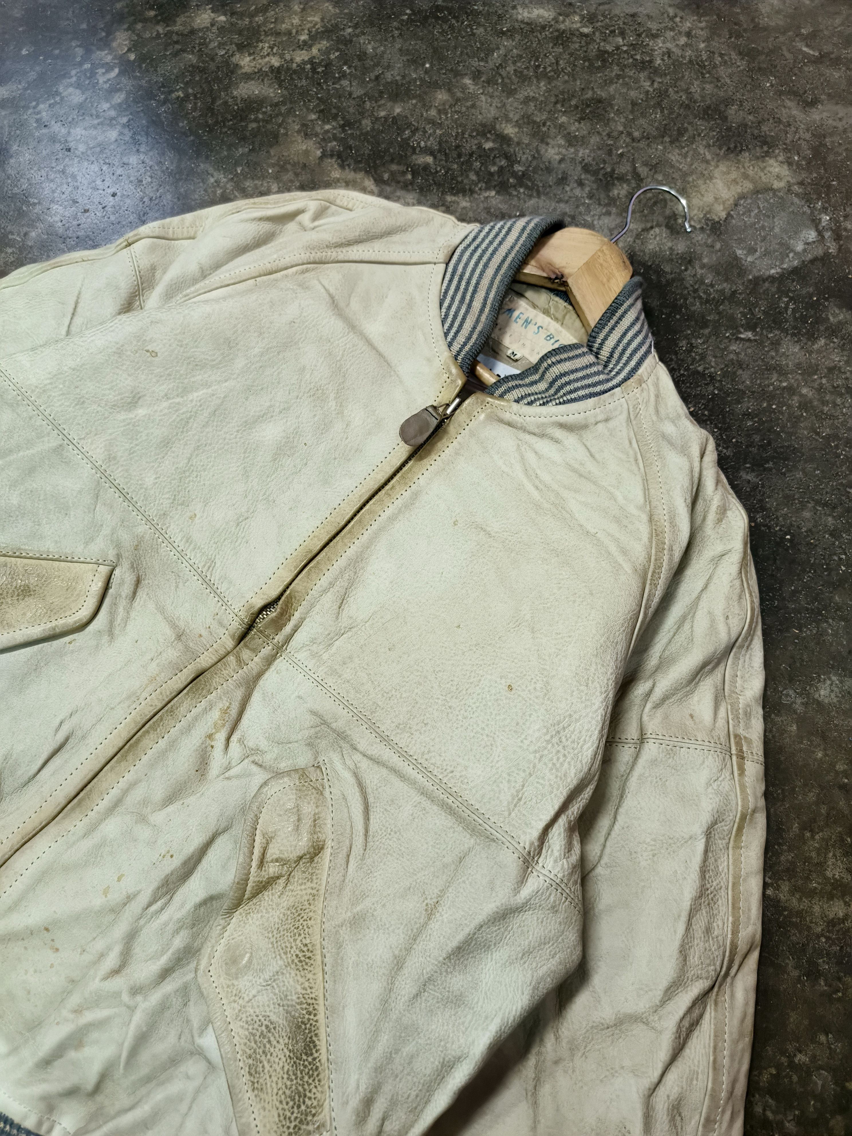 BIGI VINTAGE MEN'S BIGI LEATHER VARSITY JACKET Size US M / EU 48-50 / 2 - 3 Thumbnail