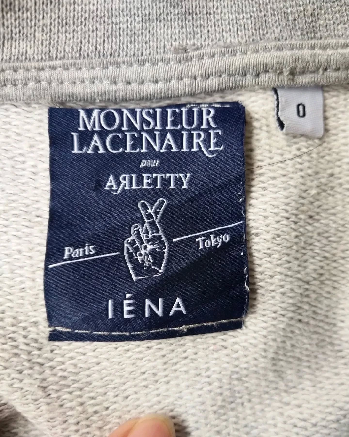 Japanese Brand × Monsieur Lacenaire Iena x Monsieur Lacenaire Umbrella Pattern Grey Crewneck Size S / US 4 / IT 40 - 4 Thumbnail