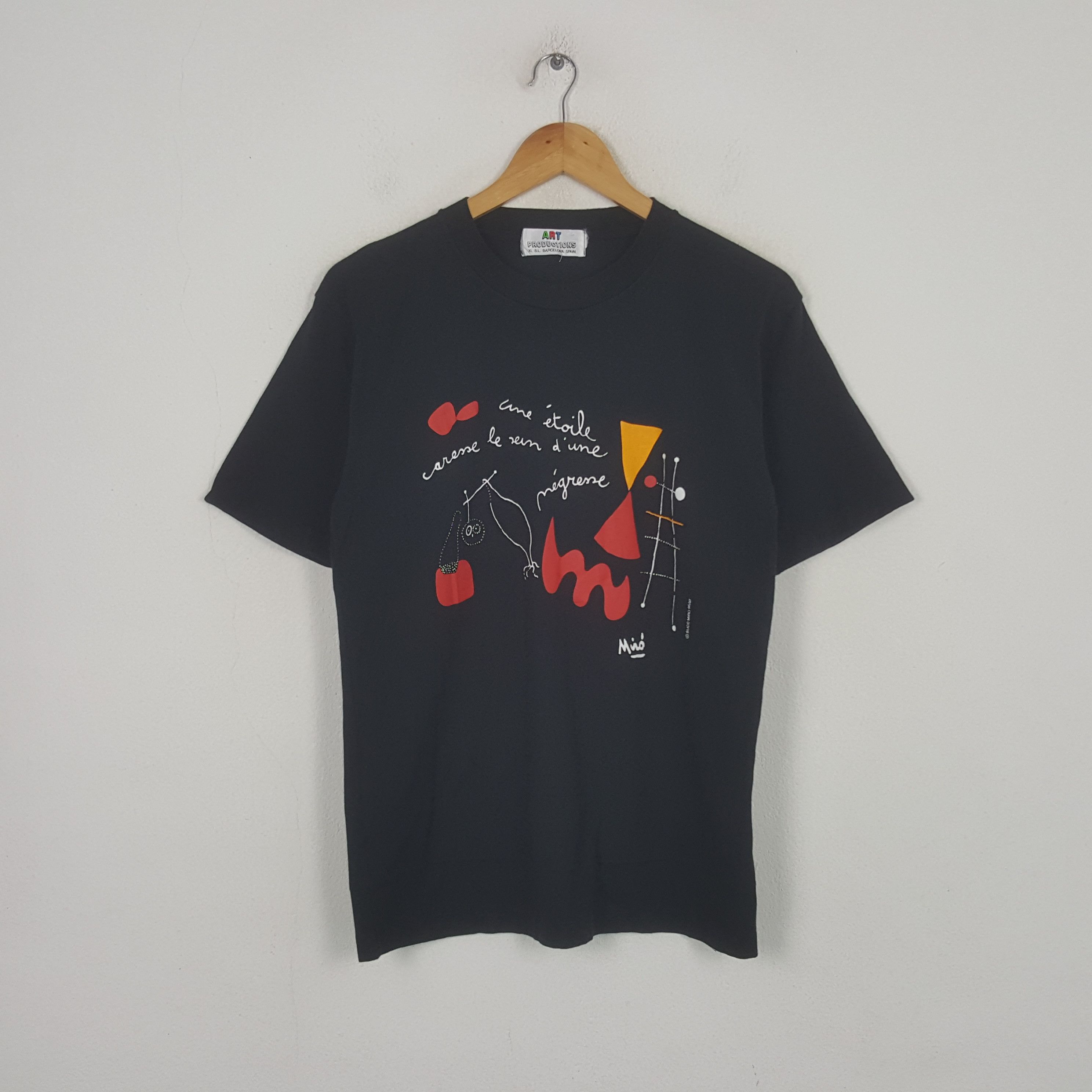 Vintage Vintage 1996 Joan Miro Spanish Artists Tshirt RR29 Size US M / EU 48-50 / 2 - 1 Thumbnail