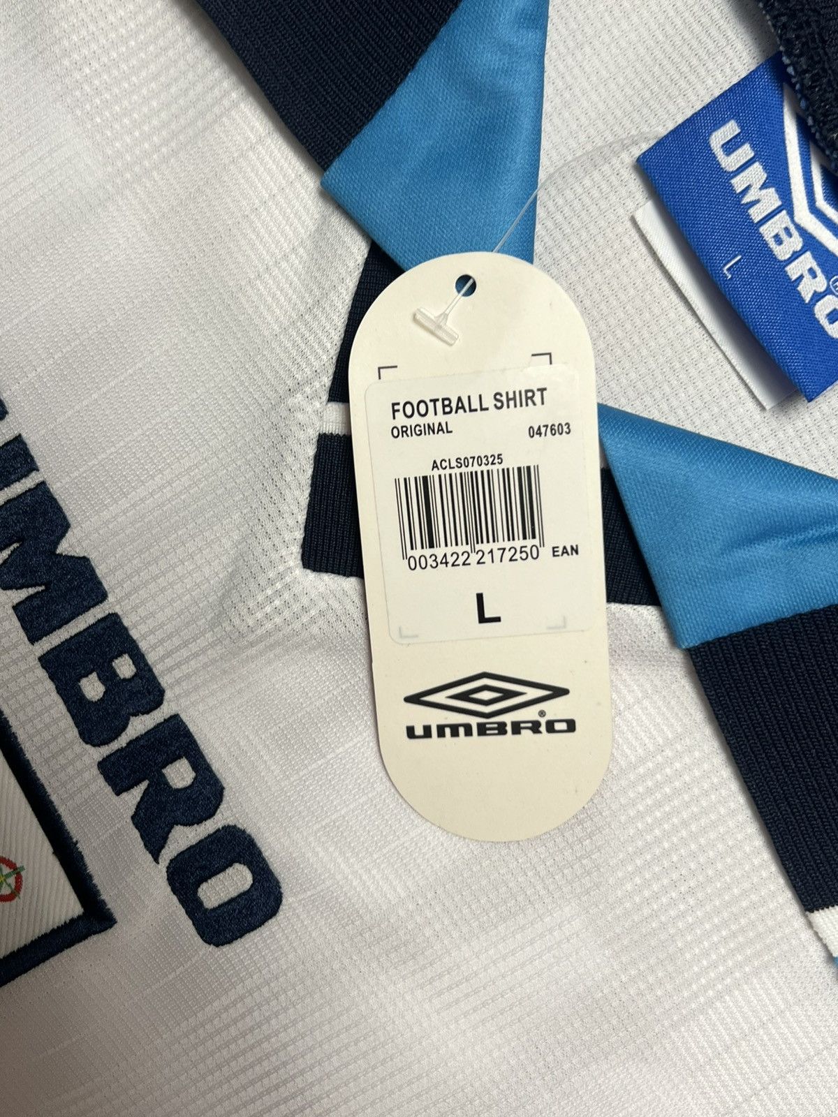 Umbro NEW!Rare!1996 vintage England umbro jersey Size US L / EU 52-54 / 3 - 4 Thumbnail