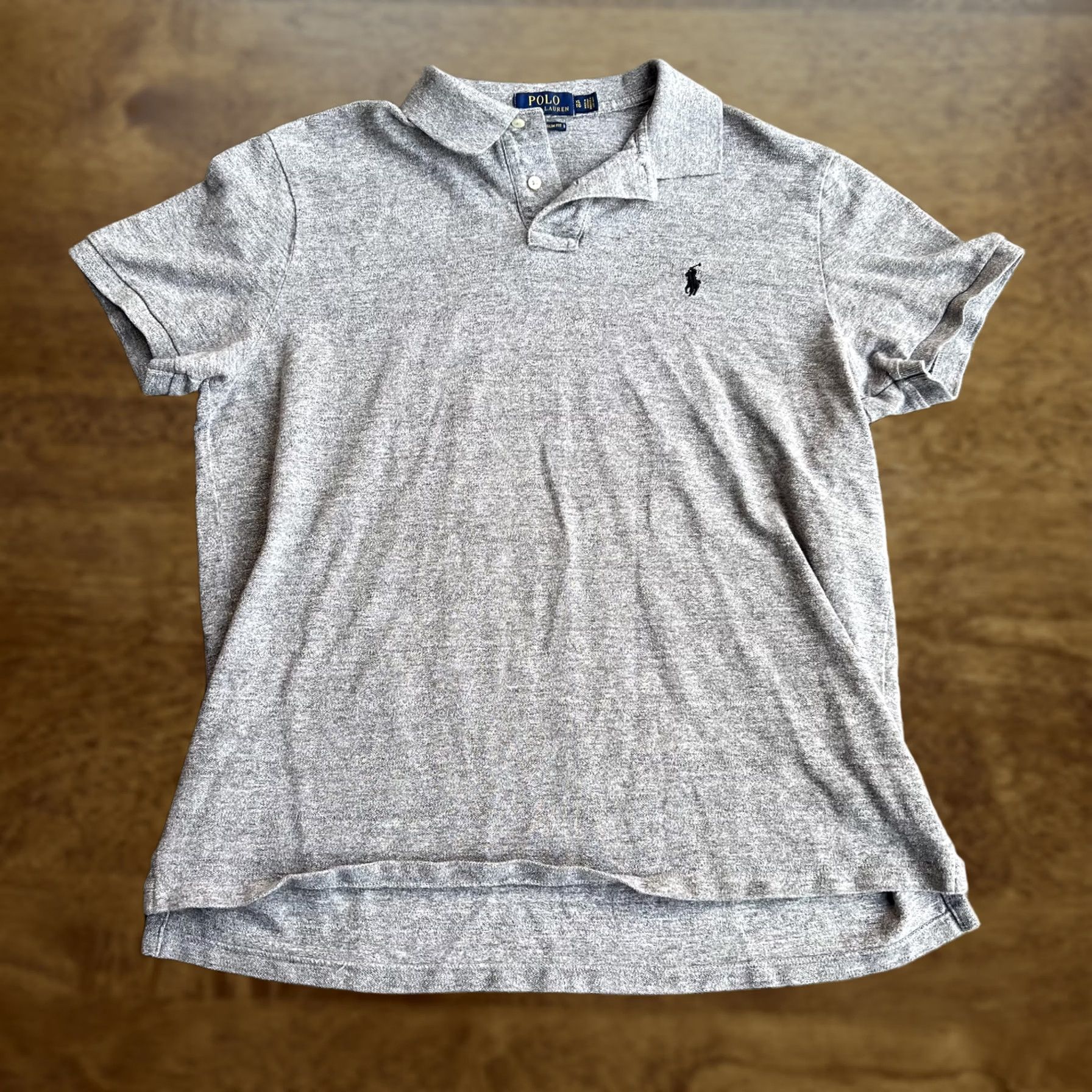 Polo Ralph Lauren Polo Ralph Lauren Polo Shirt Mens XL Gray Custom Slim Fit Pony Logo Casual Size US XL / EU 56 / 4 - 1 Thumbnail