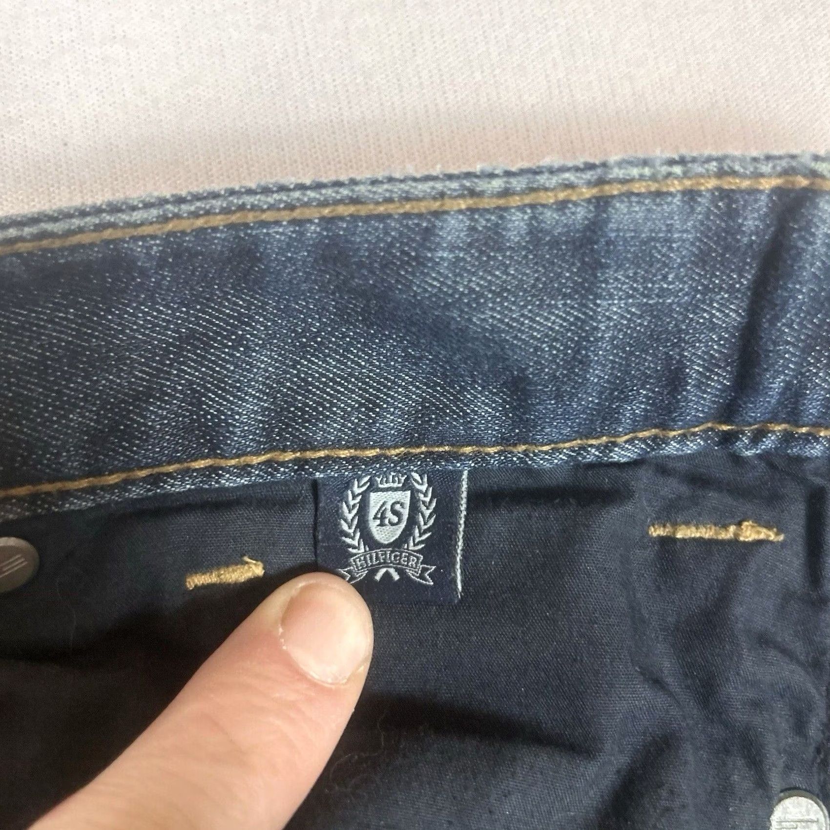 Tommy Hilfiger Tommy Hilfiger Jeans Women Skinny 4 Dark Wash Denim Low Rise 29in Inseam Modern Classic Size 27" / US 4 / IT 40 - 5 Thumbnail