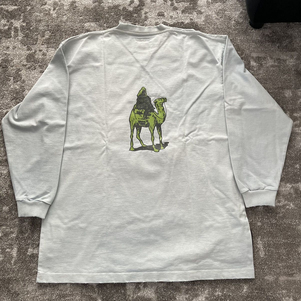 Vetements VETEMENTS AW19 SILK ROAD CAMEL LONG SLEEVE T-SHIRT Size US S / EU 44-46 / 1 - 5 Thumbnail