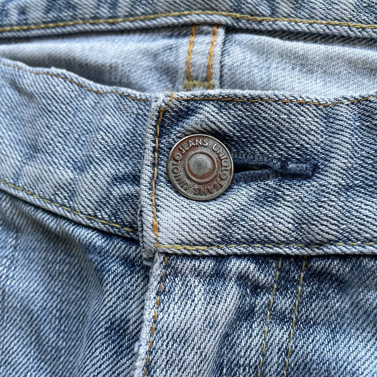 Japanese Brand Vintage Japanese Brand Straight Faded Jeans Denim Pants W33 Size US 33 - 6 Thumbnail