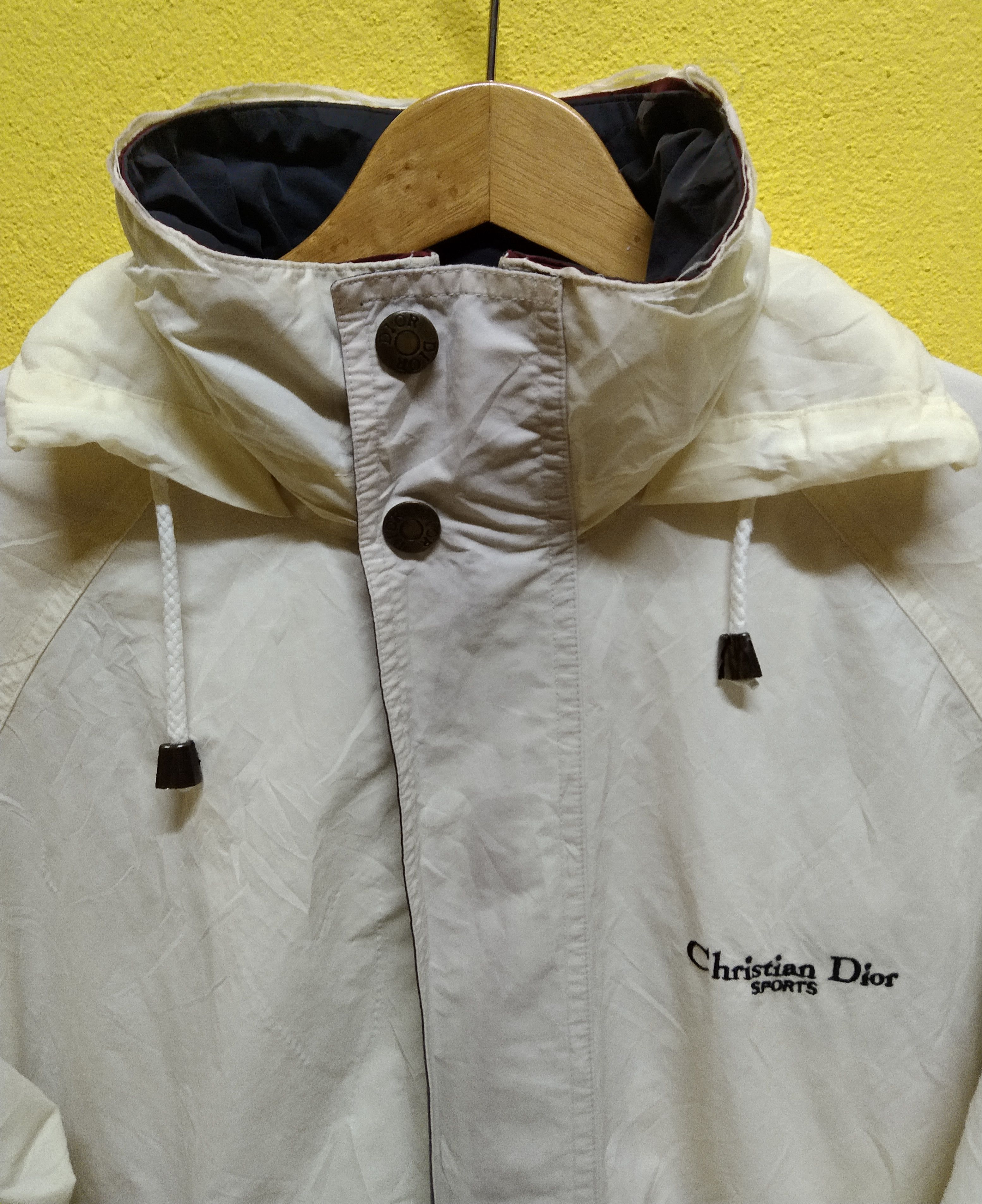 Christian Dior Monsieur Christian Dior Sports Spell Out Embroidery Hooded Jacket Size US XL / EU 56 / 4 - 16 Thumbnail