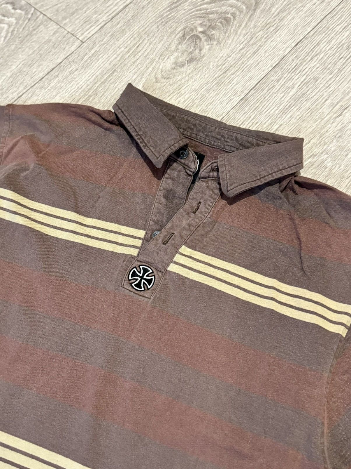 Independent Truck Co. 🔷Vintage Independent Polo T-shirt 90s🔷 Size US M / EU 48-50 / 2 - 3 Thumbnail