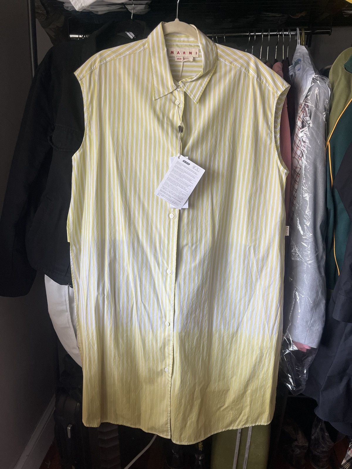 Marni Marni Asymmetric Sleeveless Button Down Size L / US 10 / IT 46 - 7 Thumbnail