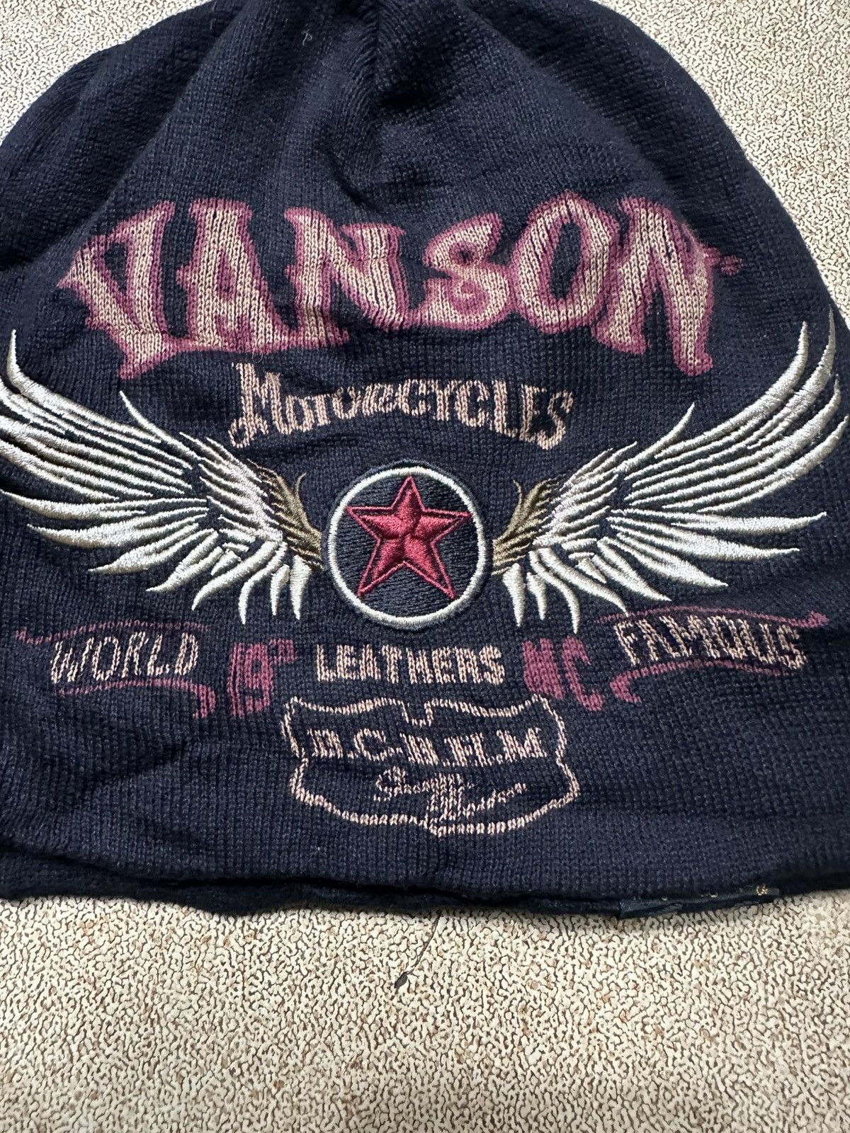 Vanson Leather Beanies Hat Combo 2pcs