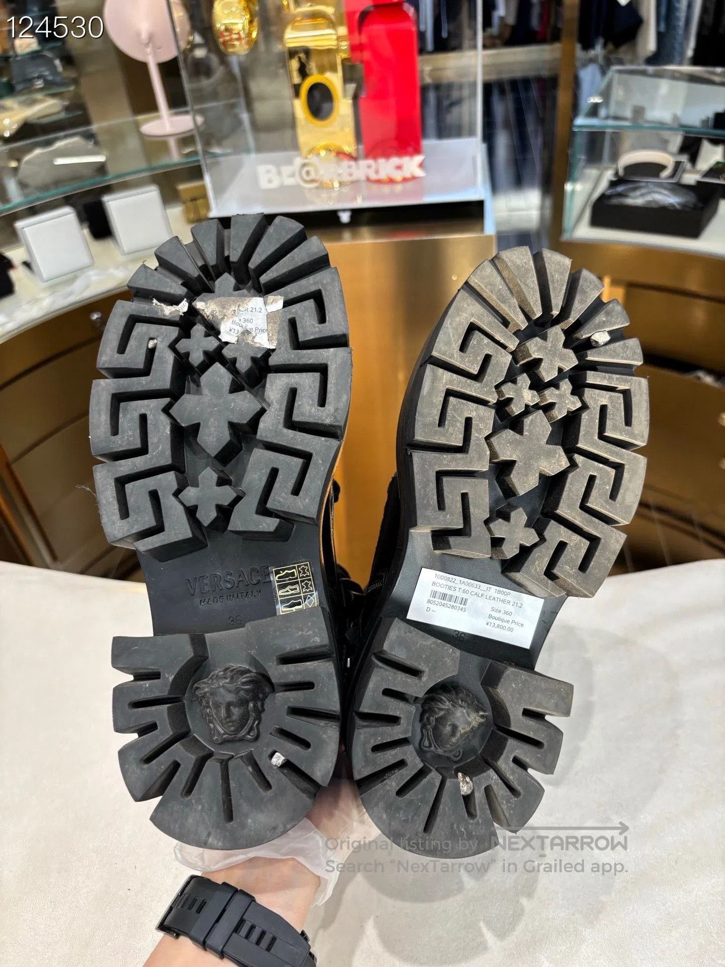 Versace Versace Medusa Platform Martin Boots. Size US 5 / IT 35 - 6 Thumbnail