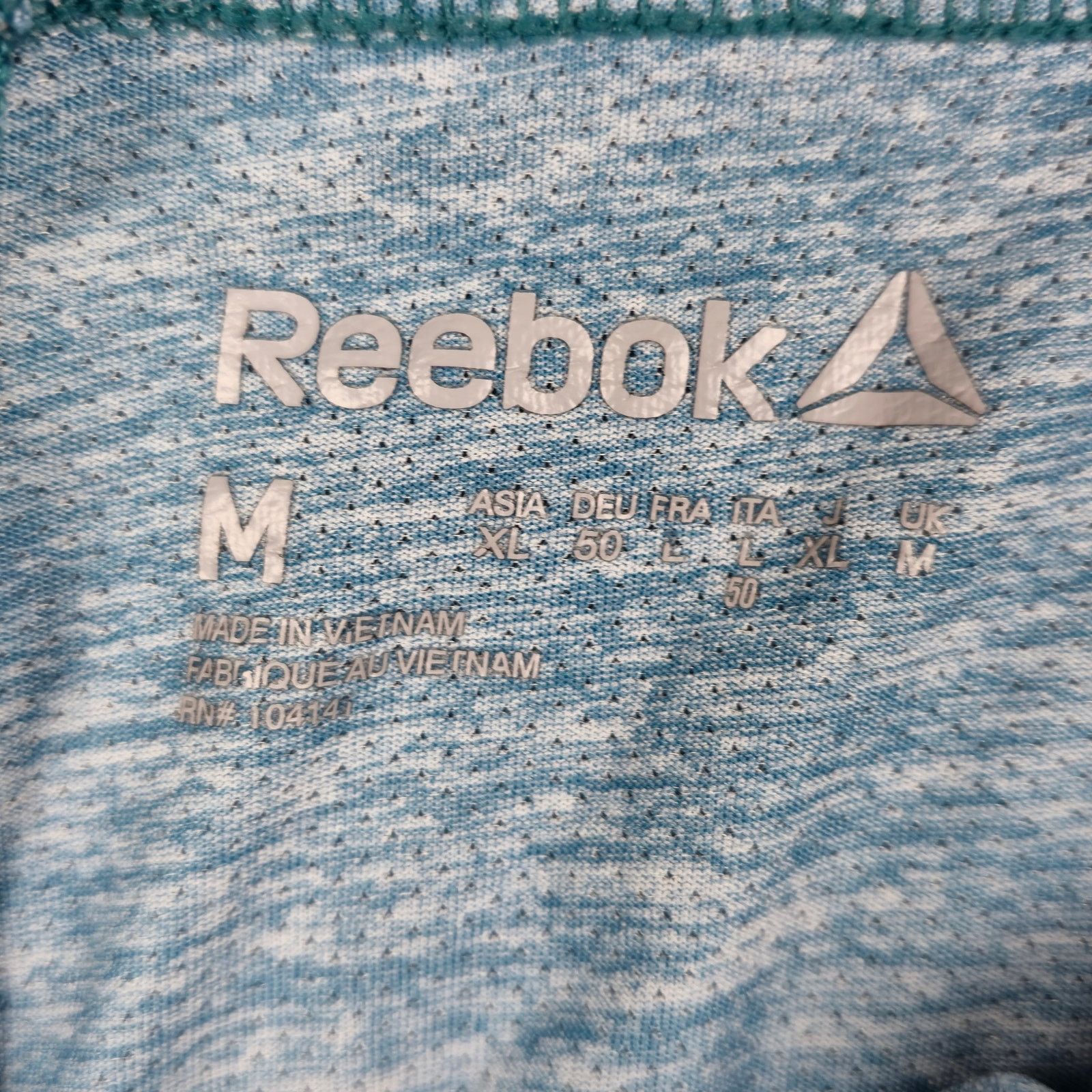 Reebok Reebok Medium Performance Tech Heather Blue Athletic Shorts Size US 30 / EU 46 - 7 Thumbnail