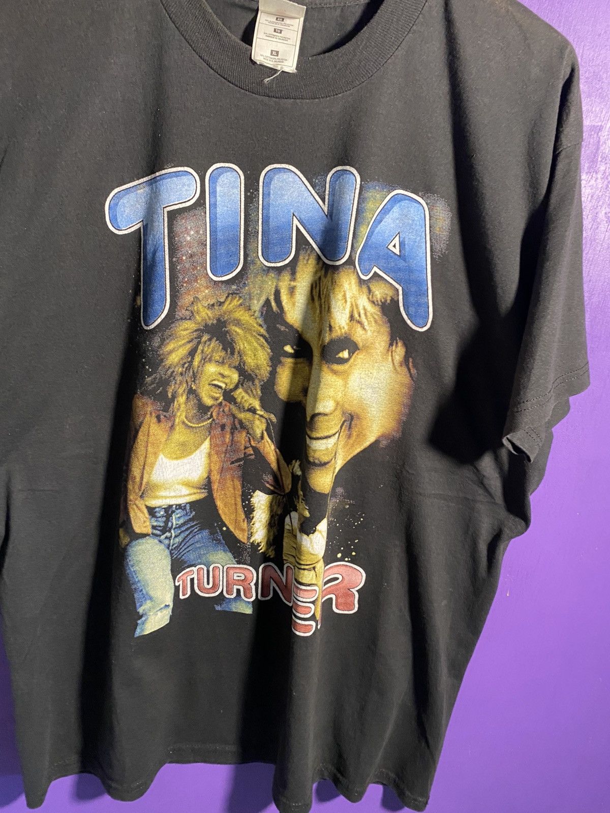 Rap Tees Vintage 90s Tina turner rap tee tour t-shirt Size US XL / EU 56 / 4 - 3 Thumbnail