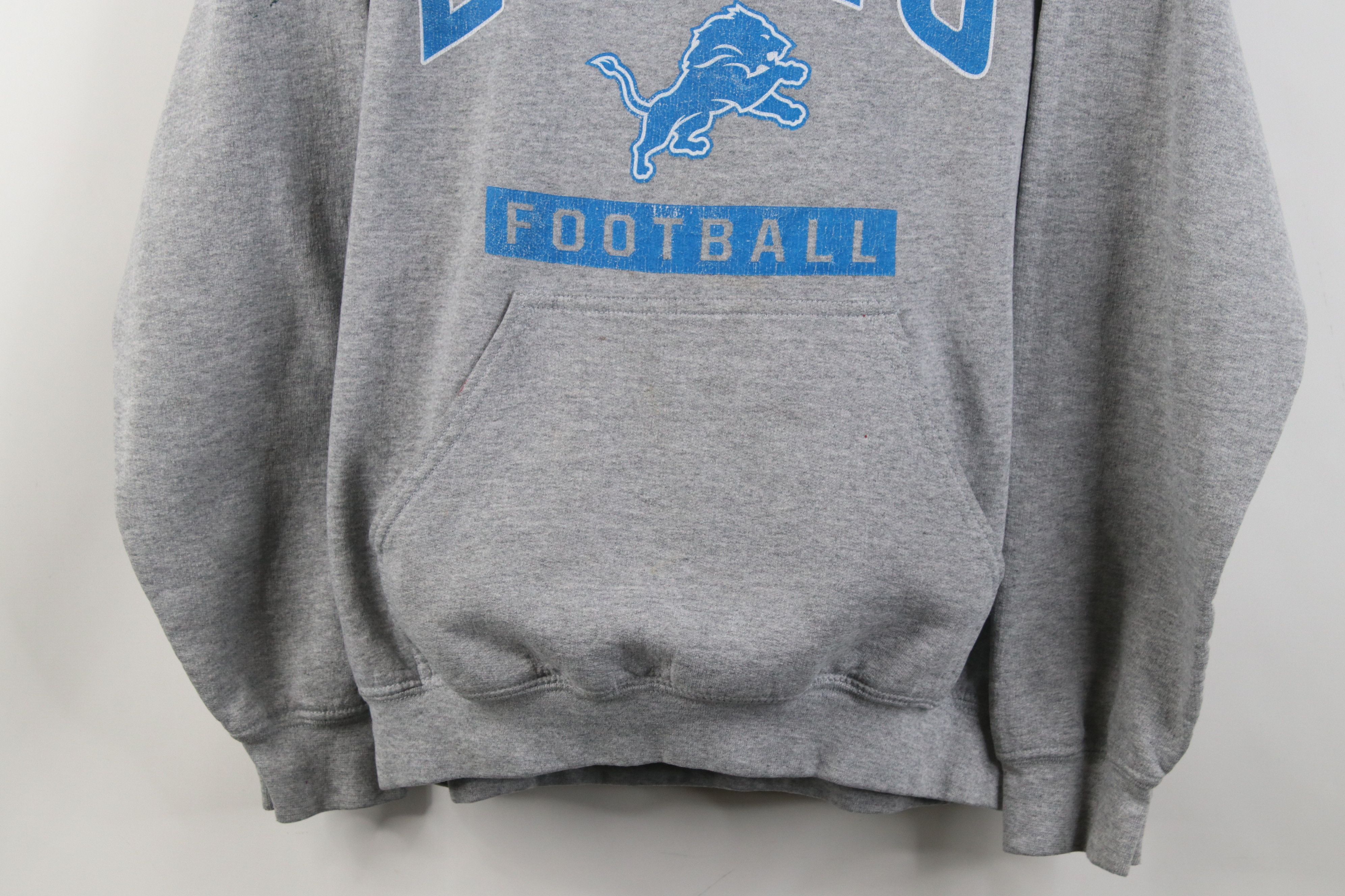 Vintage Vintage NFL Detroit Lions Football Hoodie Sweatshirt Gray Size US M / EU 48-50 / 2 - 3 Thumbnail