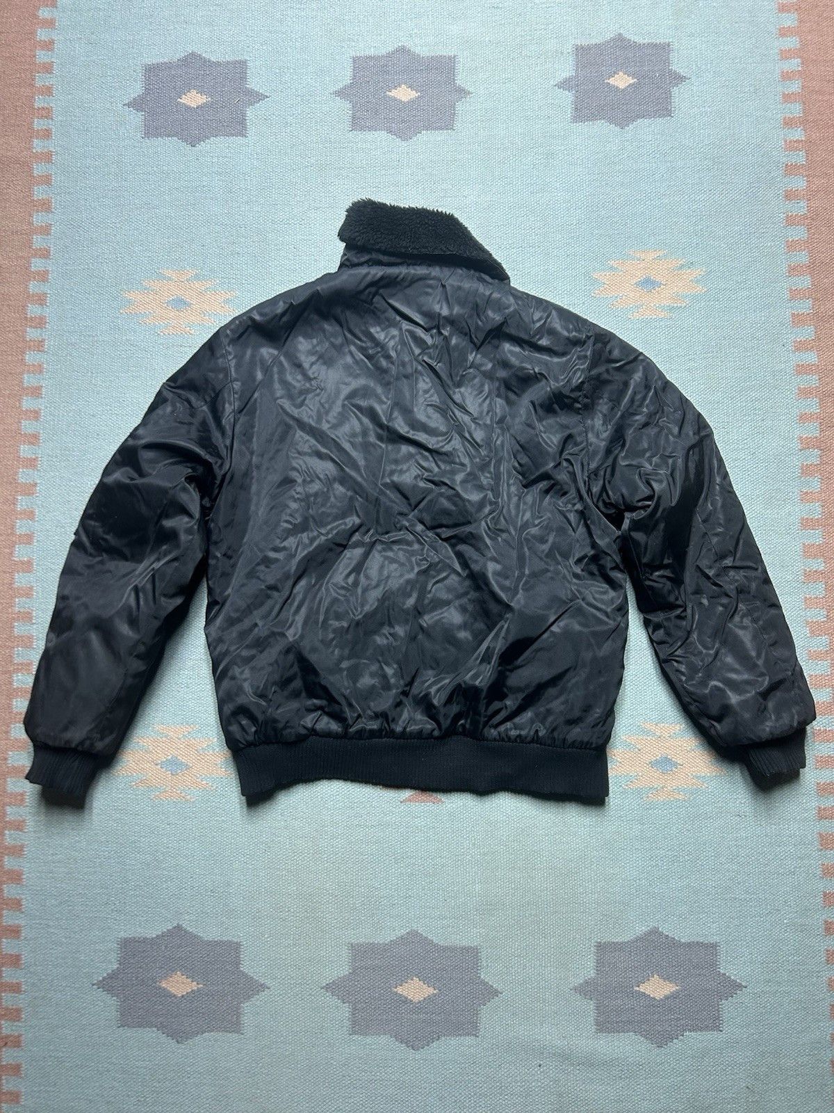 Vintage Vtg 70s Sears bomber jacket MA-1 style cropped military larg Size US L / EU 52-54 / 3 - 8 Thumbnail