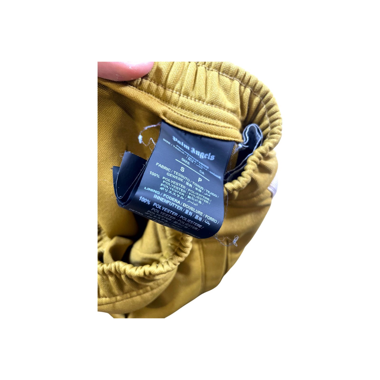 Palm Angels Palm Angels Mustard Track Sweats Size US 30 / EU 46 - 2 Thumbnail