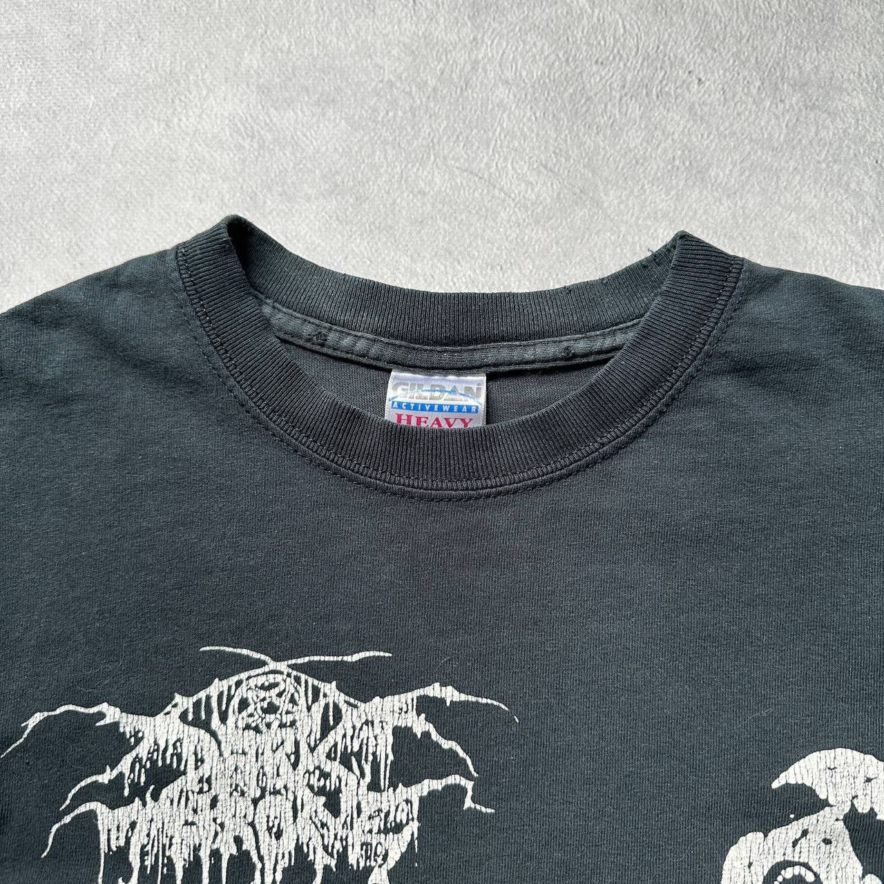 Band Tees × Vintage 🔥VINTAGE DARKTHRONE TRANSILVANIAN HUNGER CROPPED T-SHIRT 00S Size US S / EU 44-46 / 1 - 4 Thumbnail