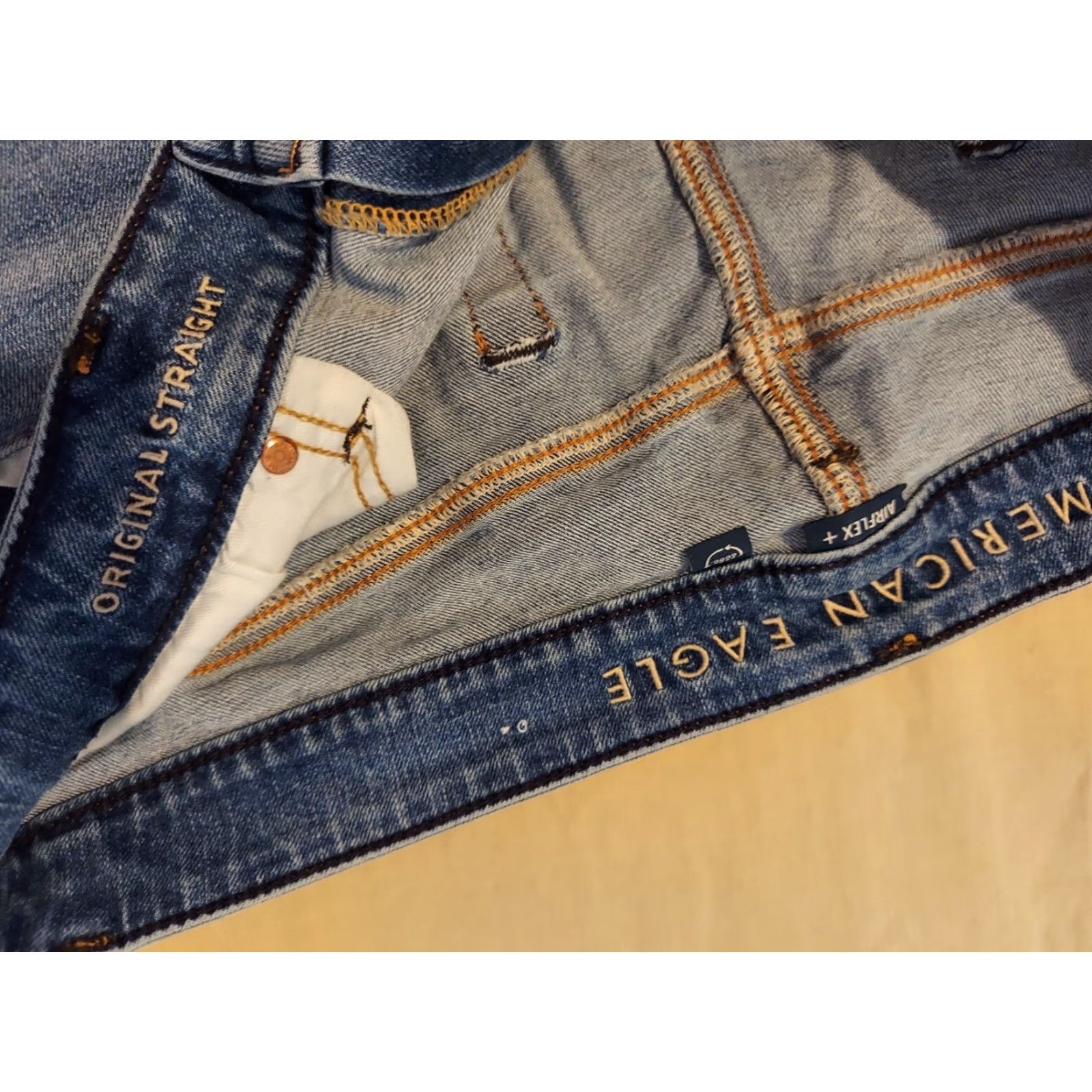 American Eagle Outfitters Mens American Eagle Outfitters Jeans 36x30 38x30 Classic Straight Denim Pants Size US 36 / EU 52 - 4 Thumbnail