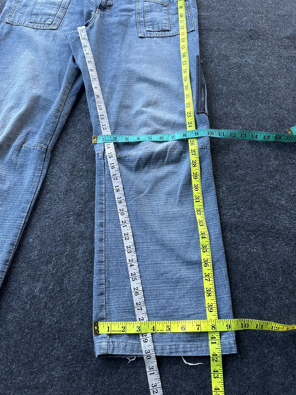 Dogtown × JNCO × Vintage Vintage Kissmark Baggy Loose Denim D233 Size US 34 / EU 50 - 8 Thumbnail