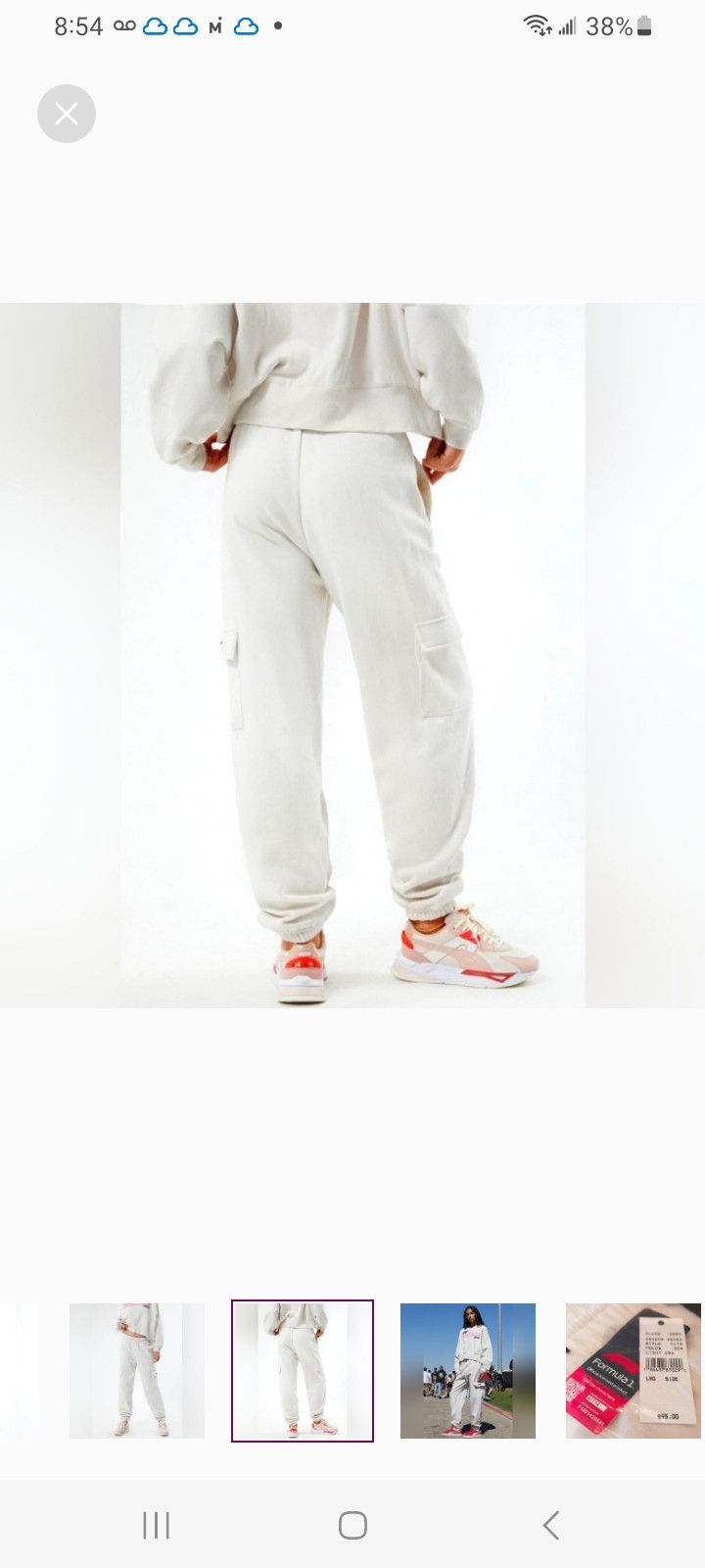 Formula 1 Formula 1 x PacSun Eco Cargo Sweatpants Size 32" / US 10 / IT 46 - 3 Thumbnail