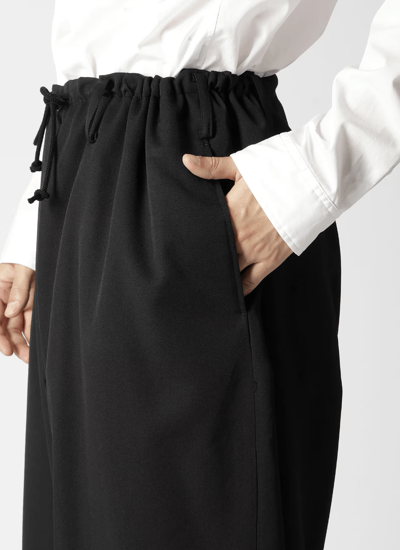 Yohji Yamamoto Yohji Yamamoto Pour Homme W/Gabardine Standard String Pants Size US 32 / EU 48 - 6 Thumbnail